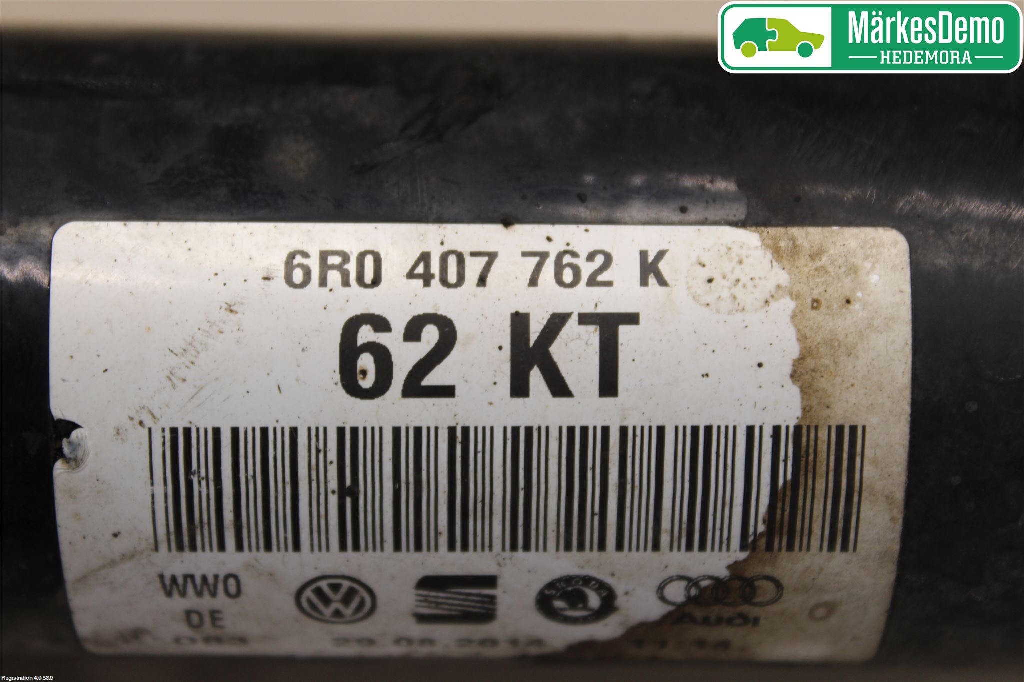 Skoda RAPID Drivaxel Fram Höger