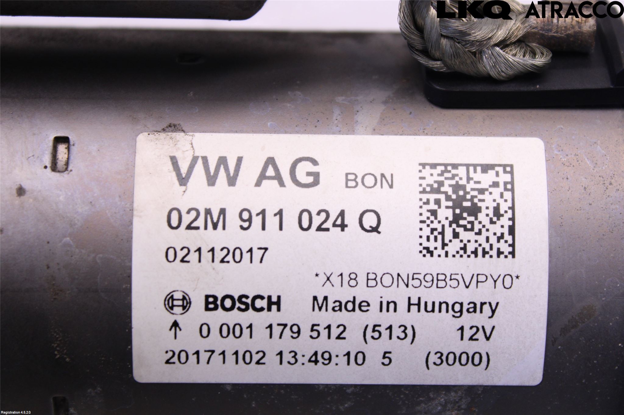 Volkswagen VW TIGUAN 16-24 Startmotor