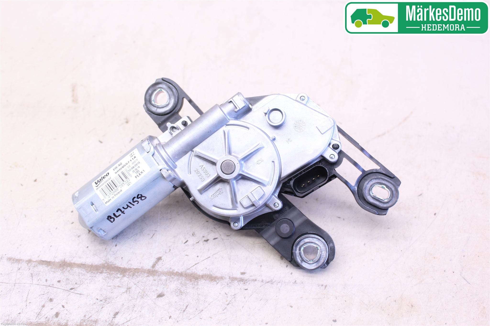Volkswagen VW GOLF / E-GOLF VII 13-20 Torkarmotor Baklucka