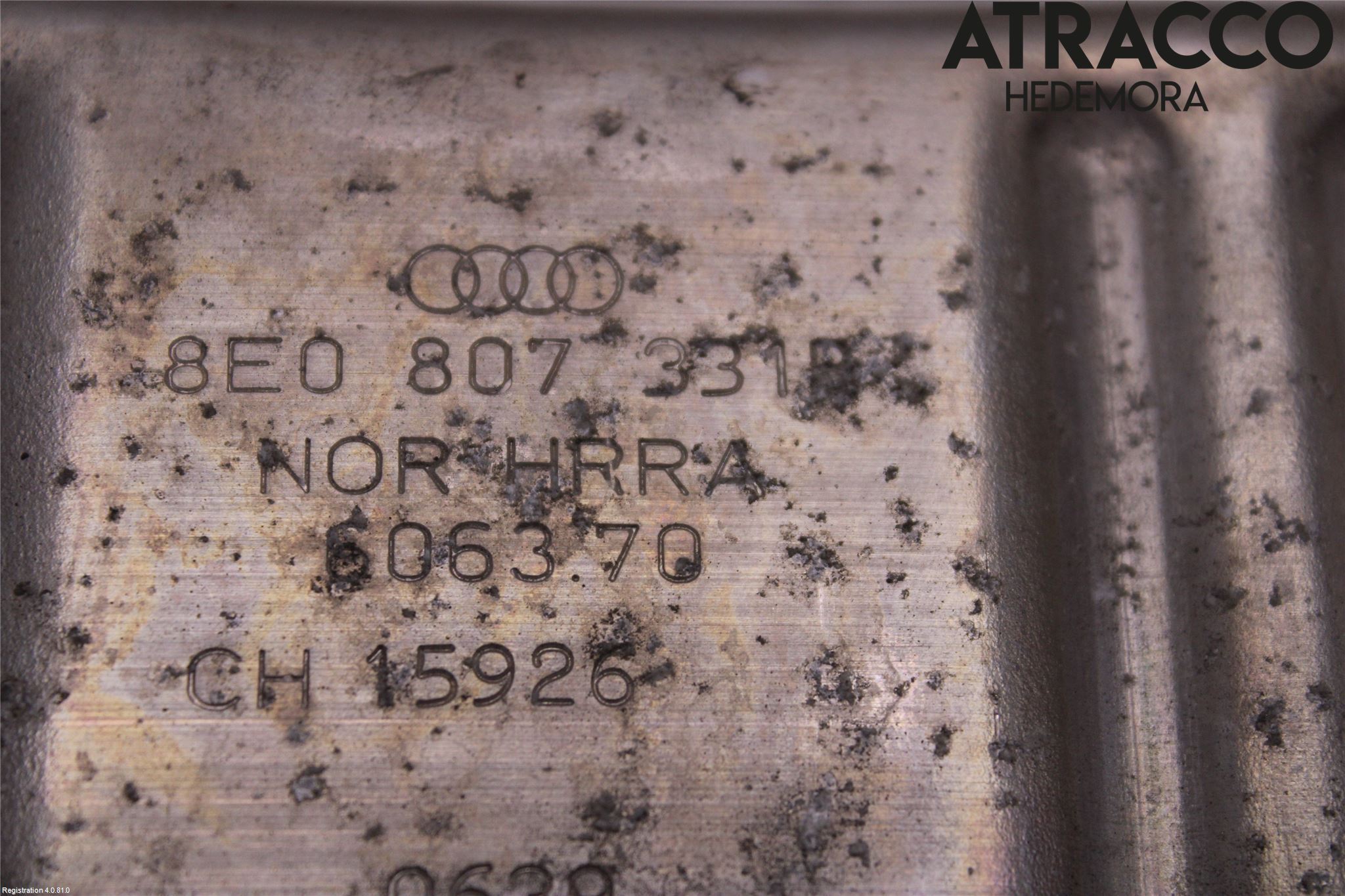 Audi A4/S4 05-07 Stötfångarbärjärn Bak