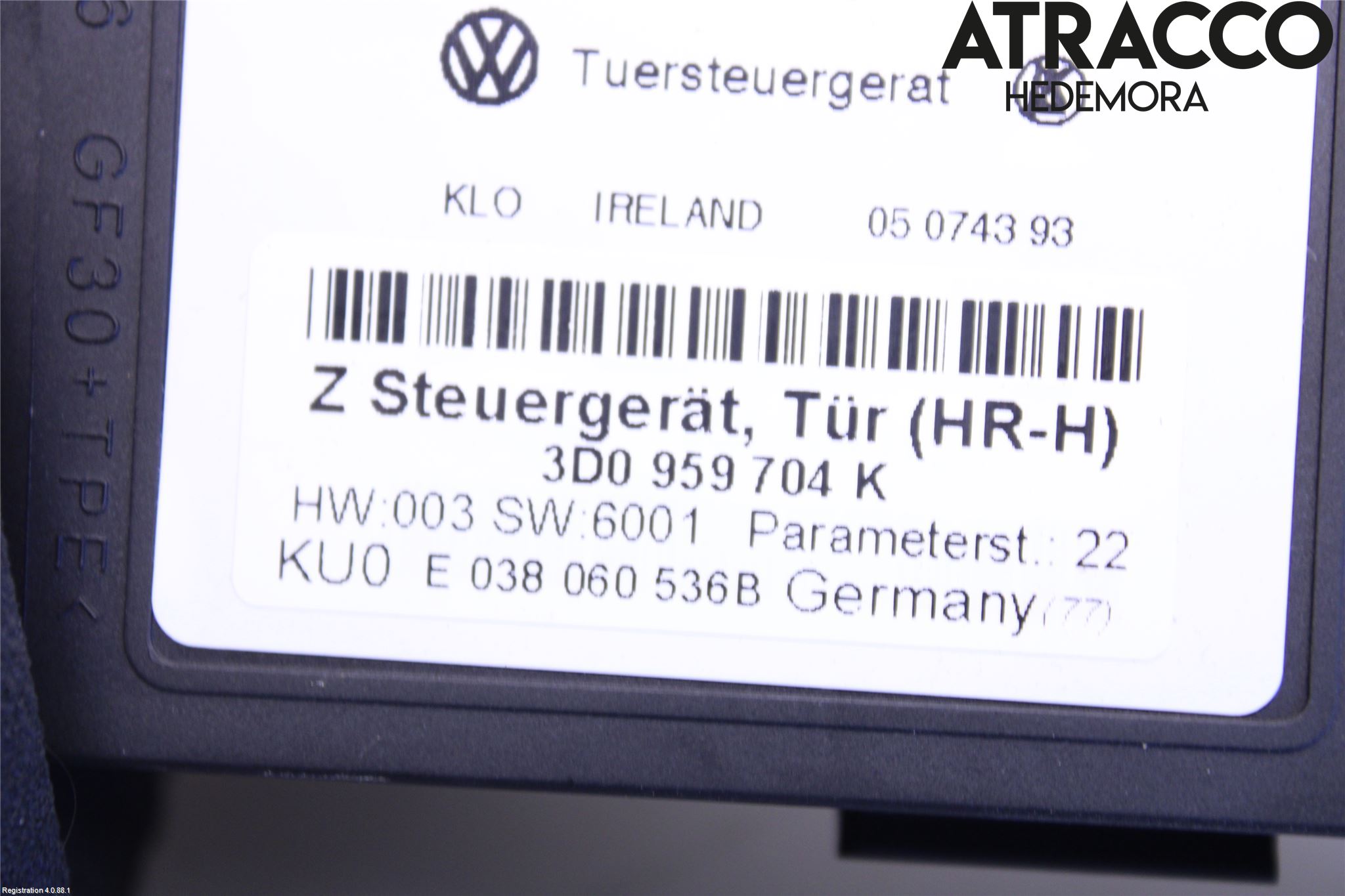 Volkswagen VW PHAETON Fönsterhissmotor