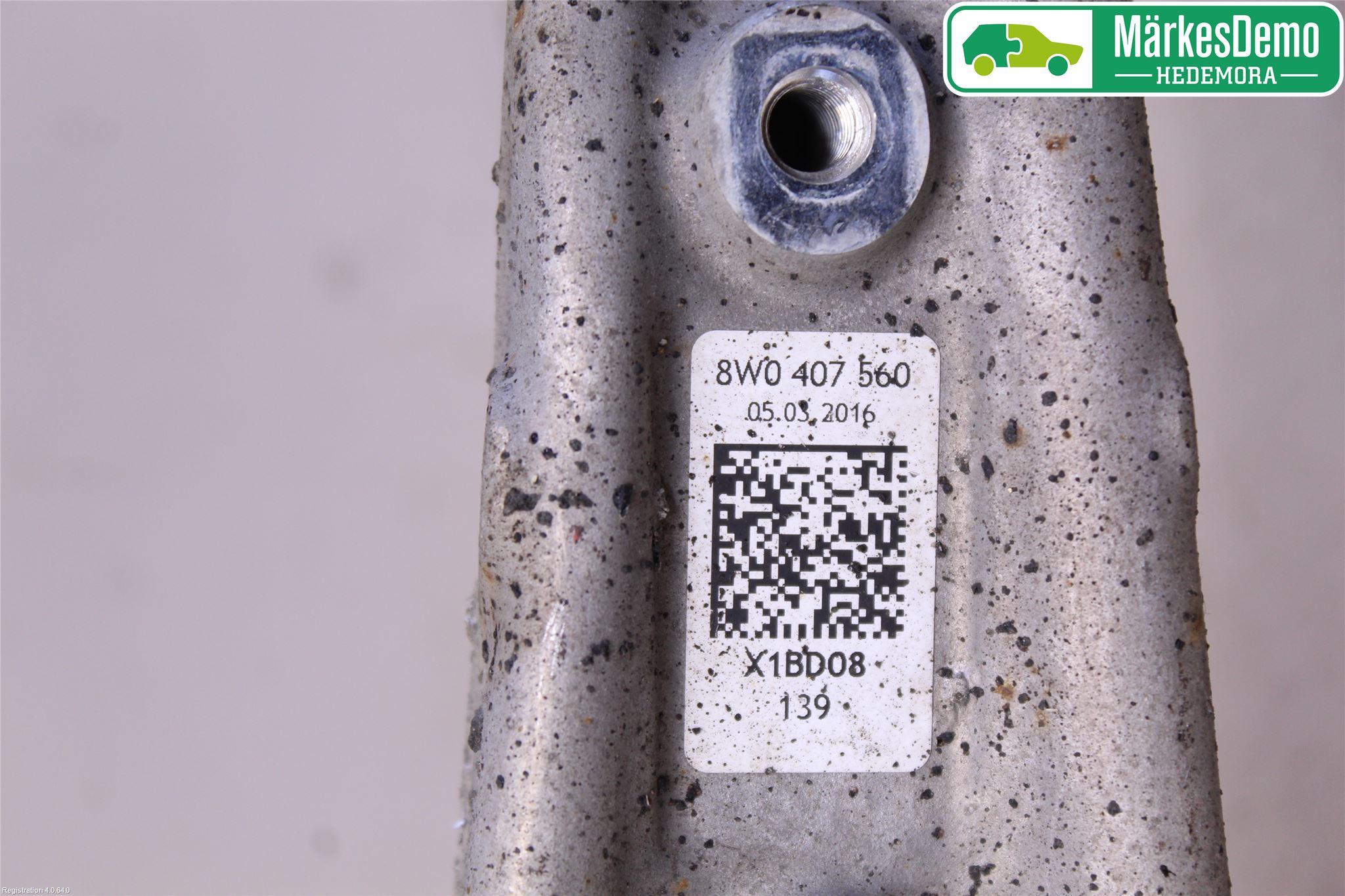 Audi A4/S4 B9 16-19 Styrspindel Lagerhus Hö