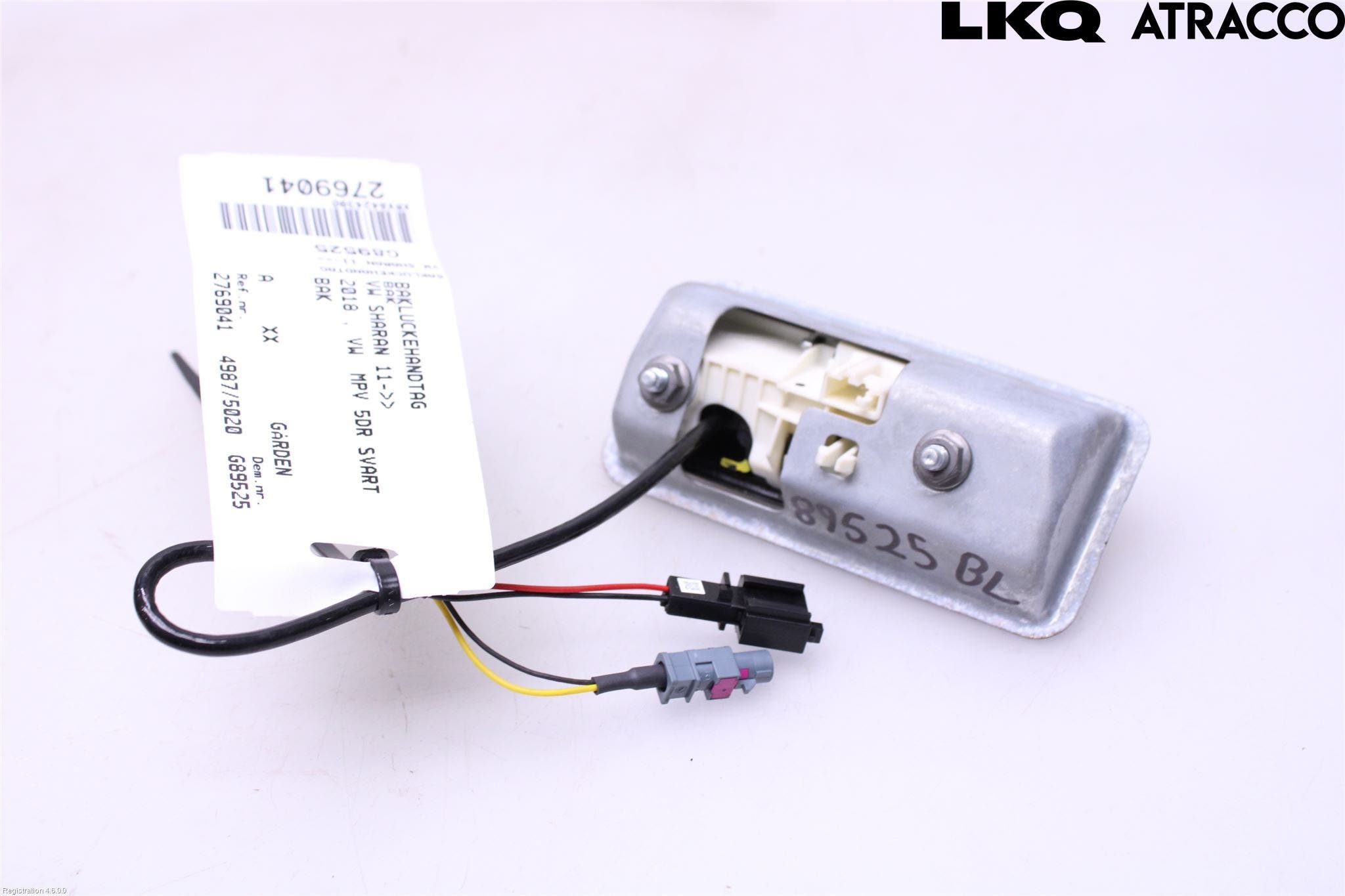 Volkswagen VW SHARAN 11- Bakluckehandtag