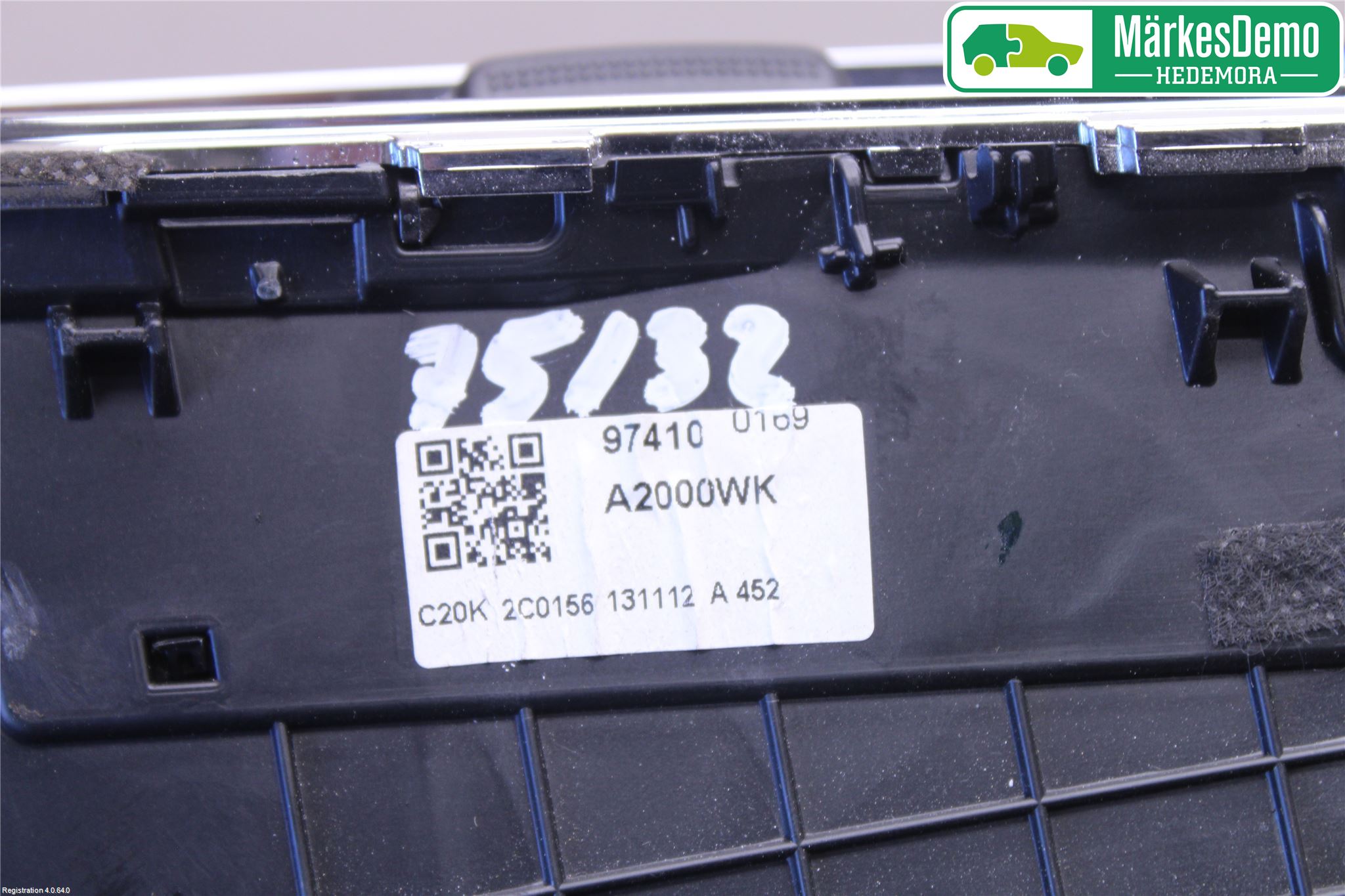 Kia CEED 12-18 Defrosterkanal-Munstycke