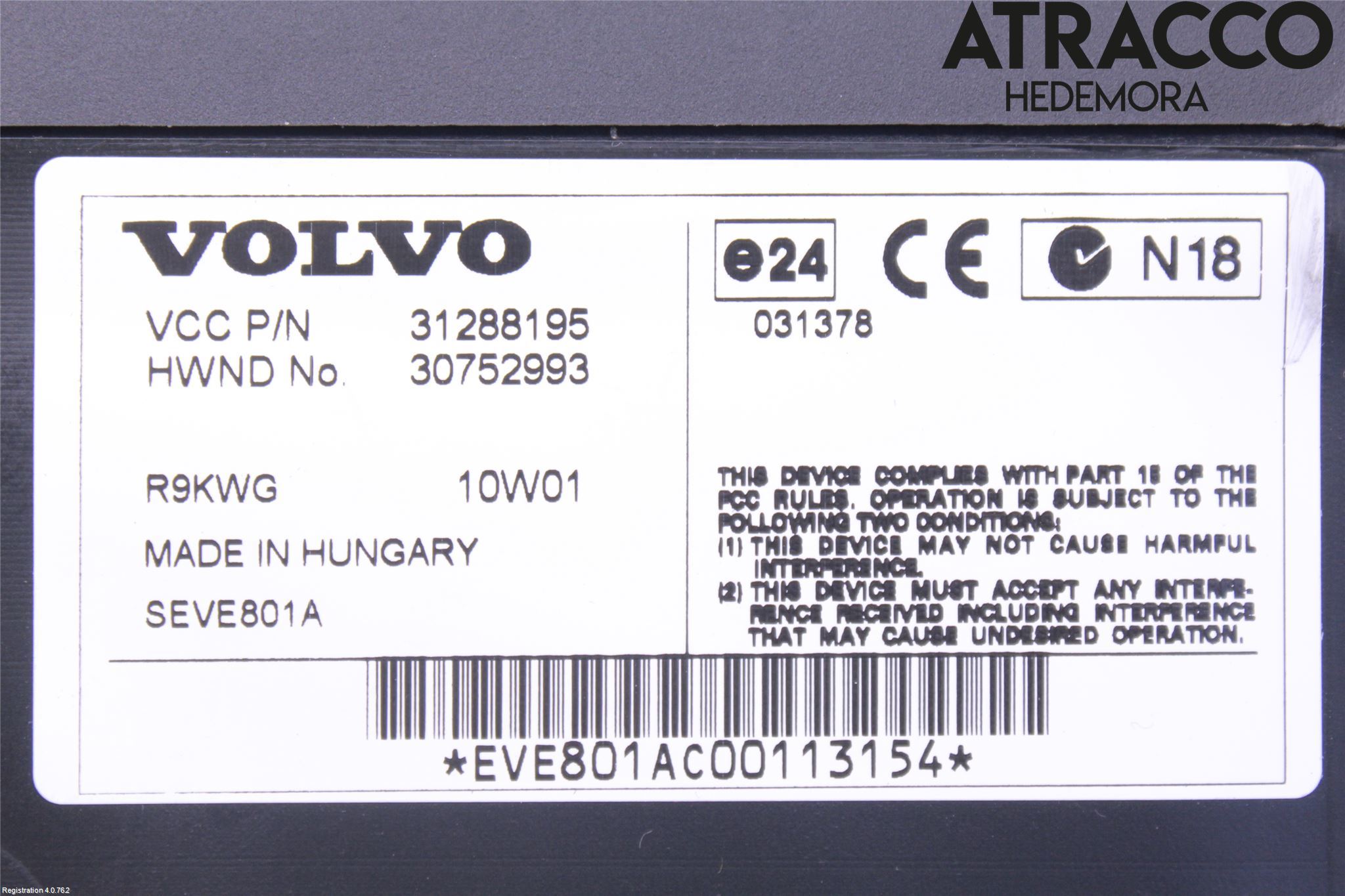 Volvo XC60 09-13 Högtalare