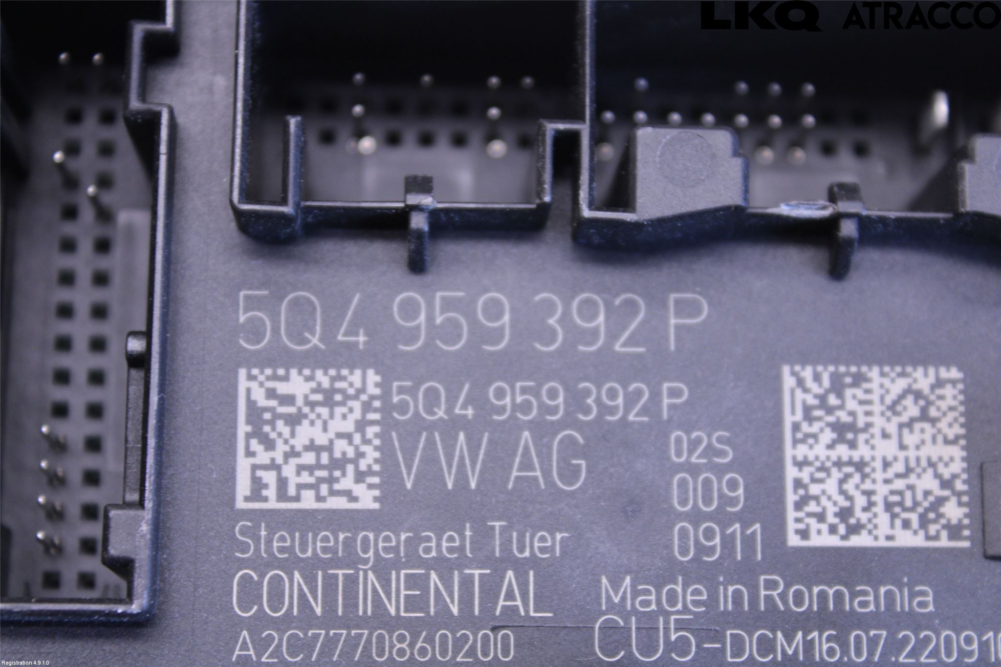 Volkswagen VW CRAFTER II / E-CRAFTER 17- Styrenhet Dörr