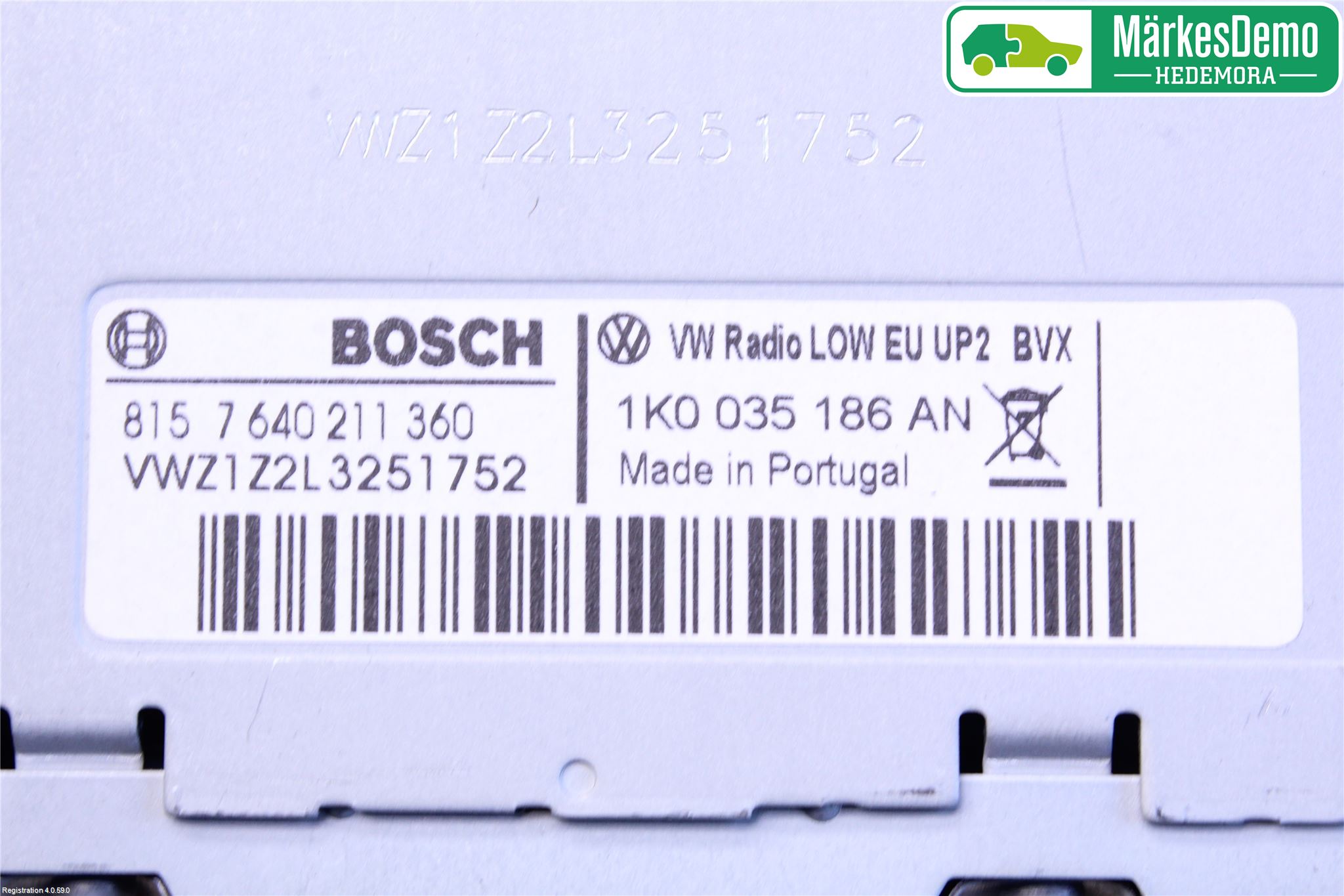 Volkswagen VW CADDY 11-15 Cd Radio - Multimediapanel