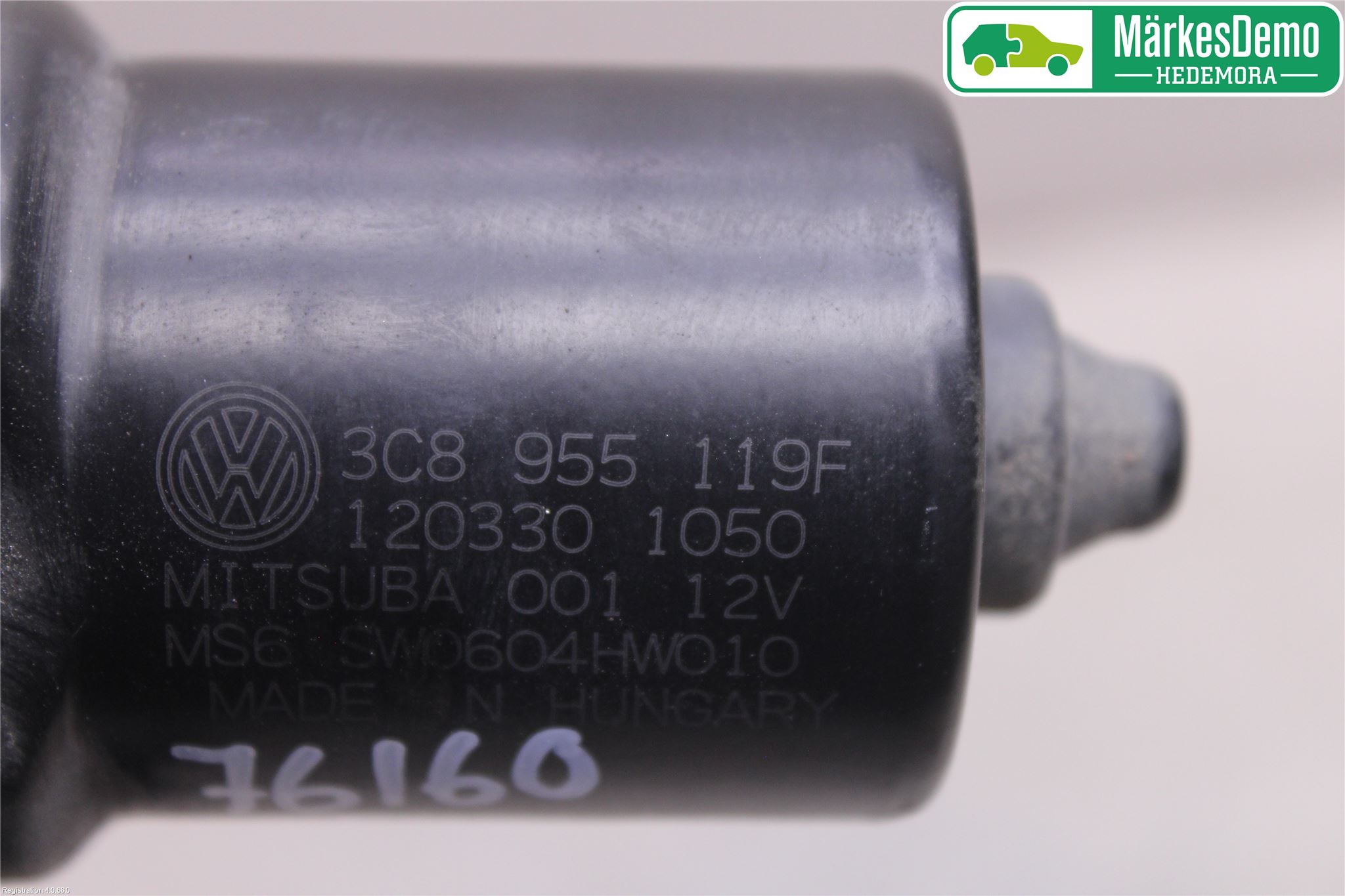 Volkswagen VW PASSAT CC 08-16 Torkarmotor Vindruta