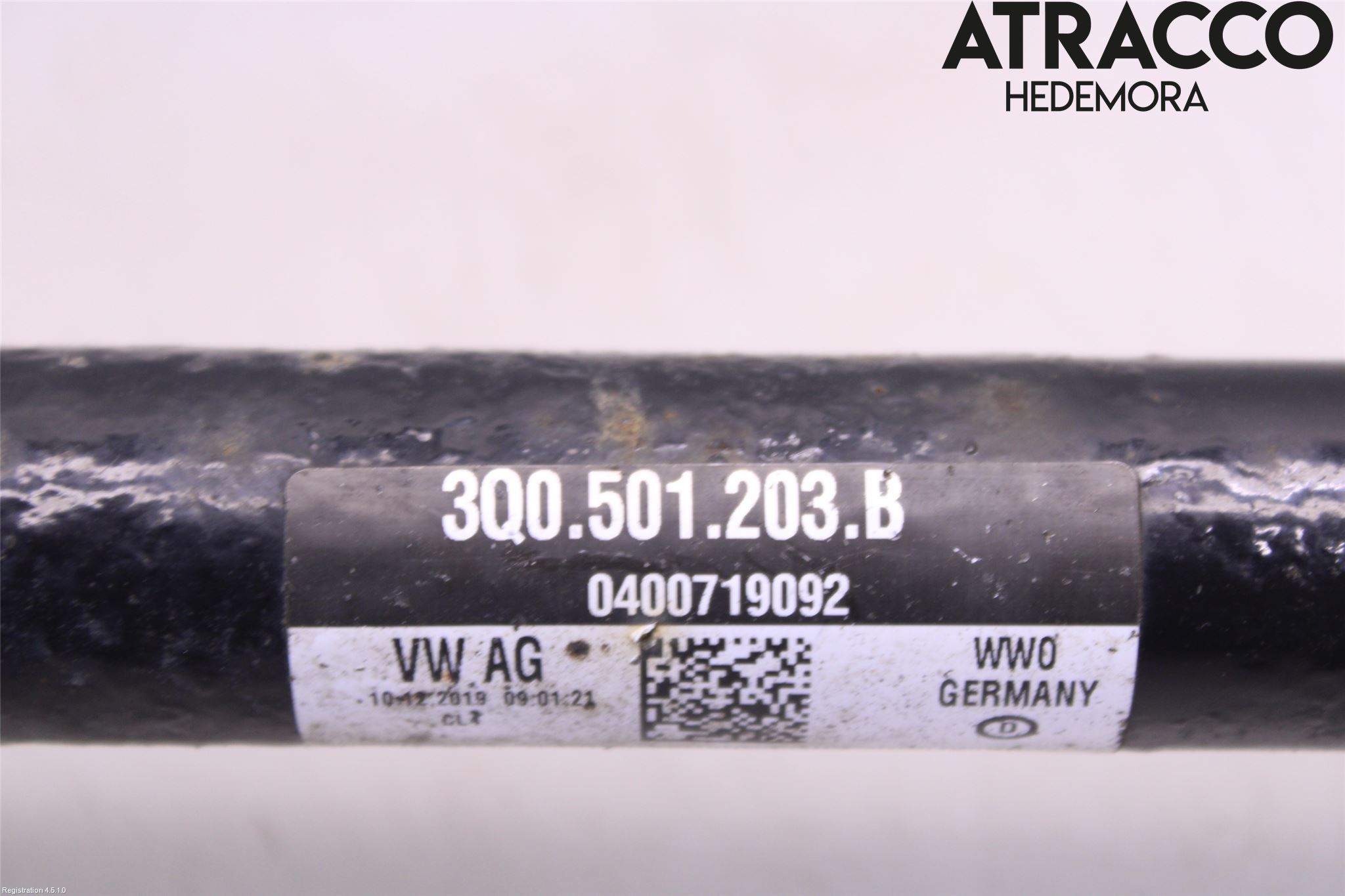 Volkswagen VW TIGUAN 16-24 Drivaxel Bak Vänster
