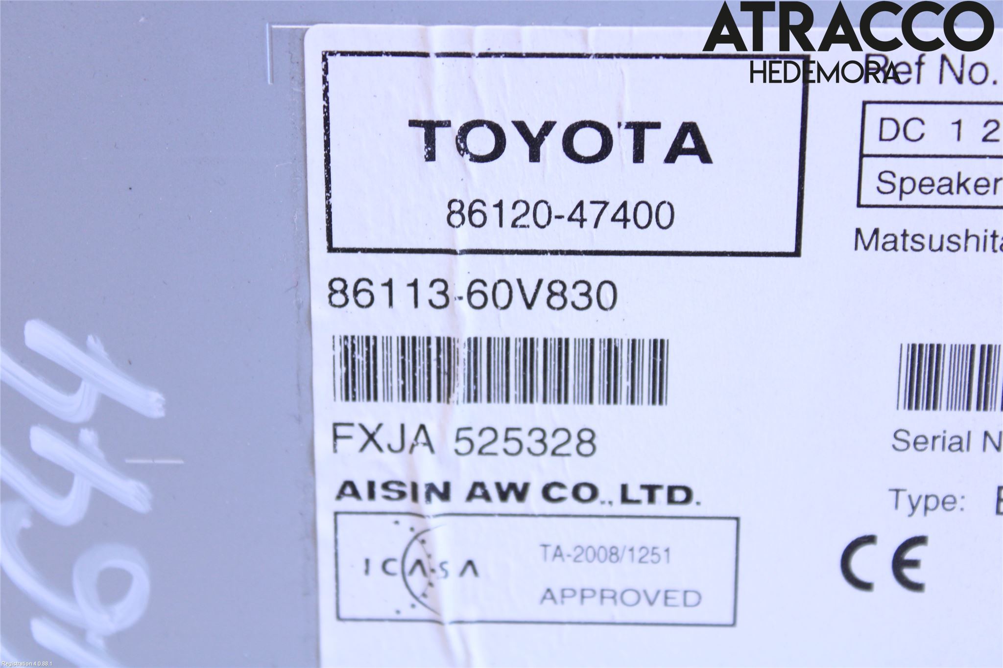 Toyota PRIUS ZVW30 09-20 Cd Radio - Multimediapanel
