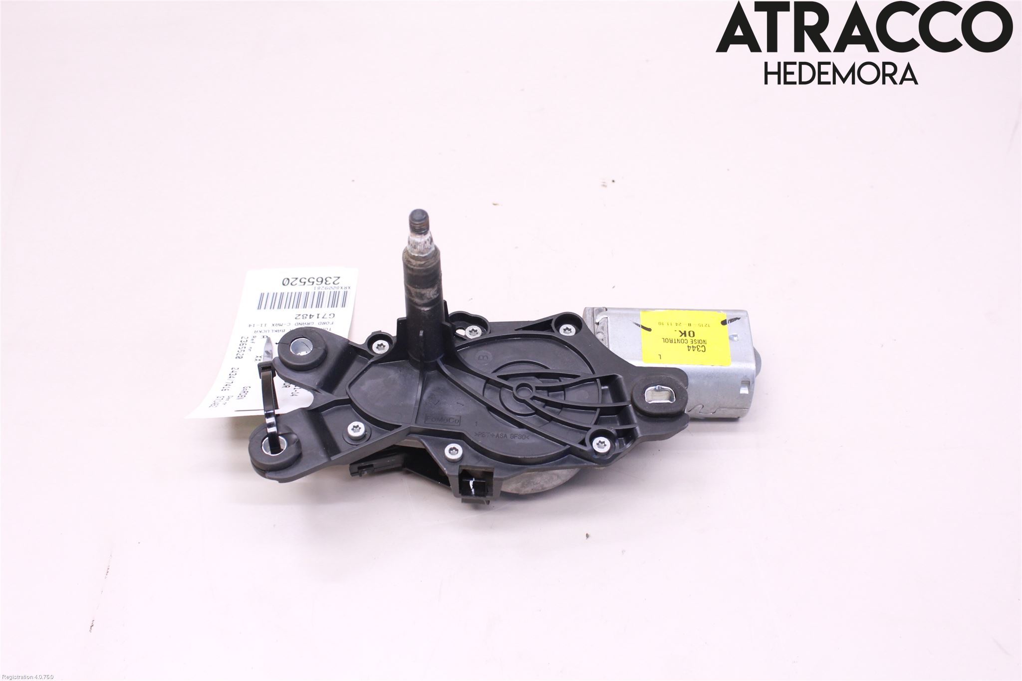 Ford GRAND C-MAX  11-14 Torkarmotor Baklucka