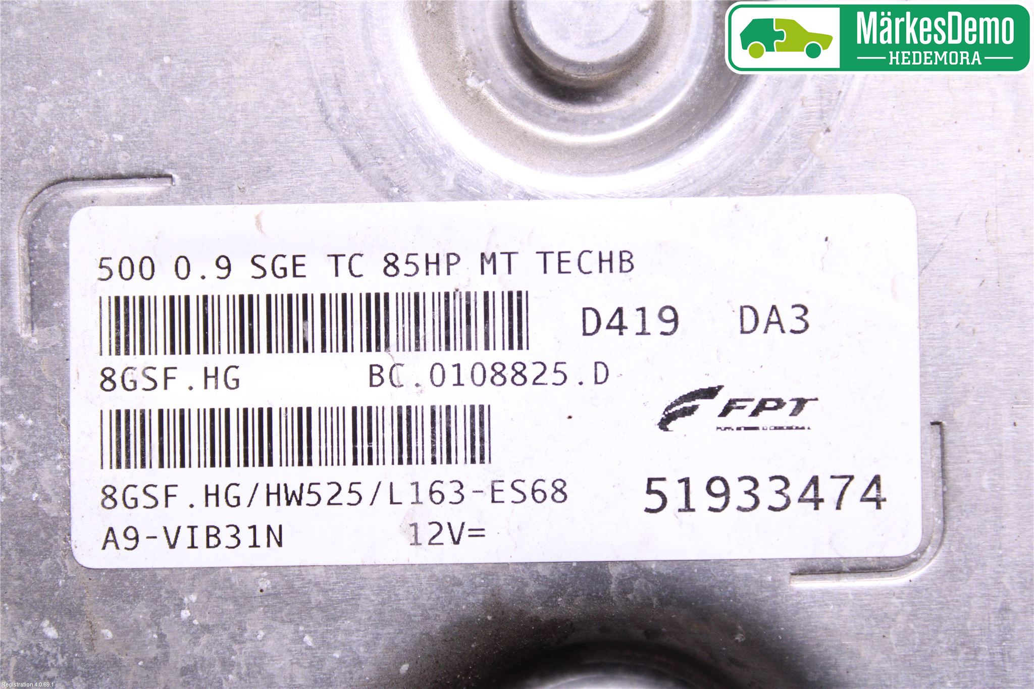 Fiat 500 07- Styrenhet Insprut Bensin