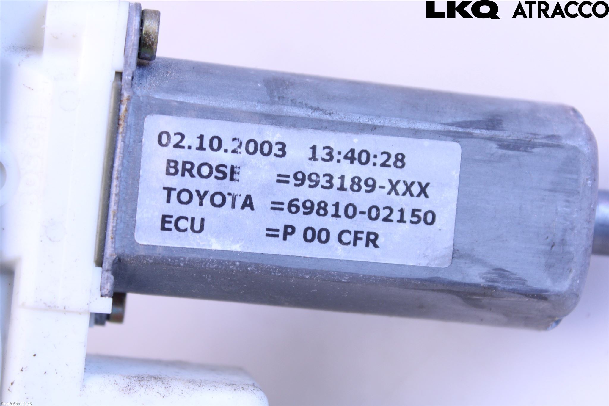 Toyota COROLLA 02-07 Fönsterhiss El Kompl