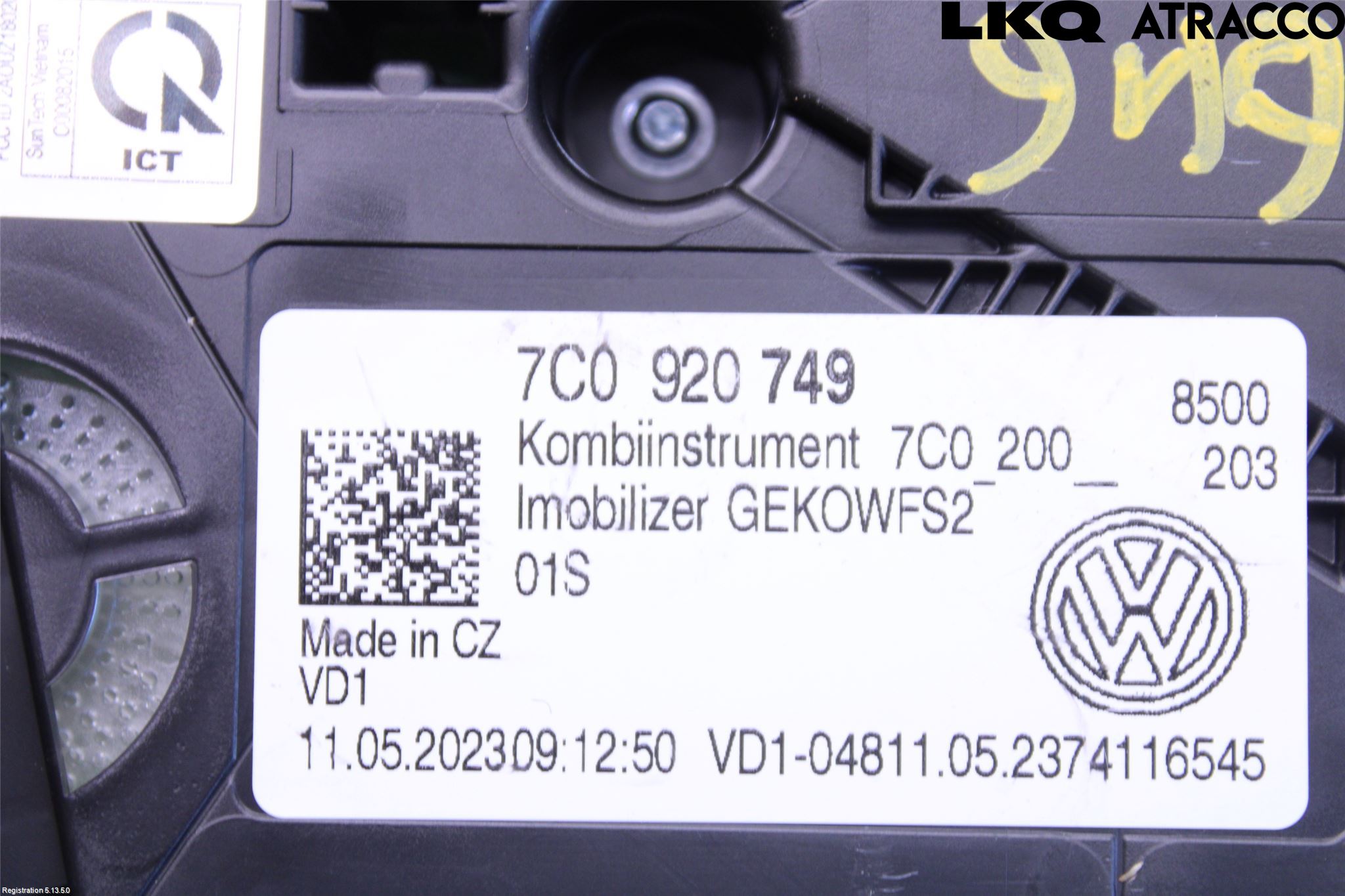 Volkswagen VW CRAFTER II / E-CRAFTER 17- Instrument Komb