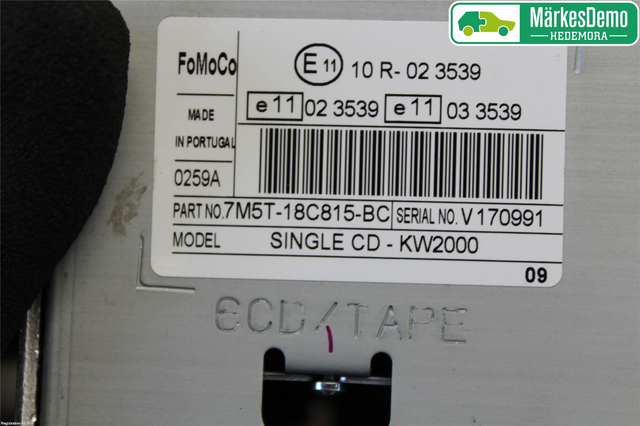 Ford FOCUS 08-11 Cd Radio - Multimediapanel