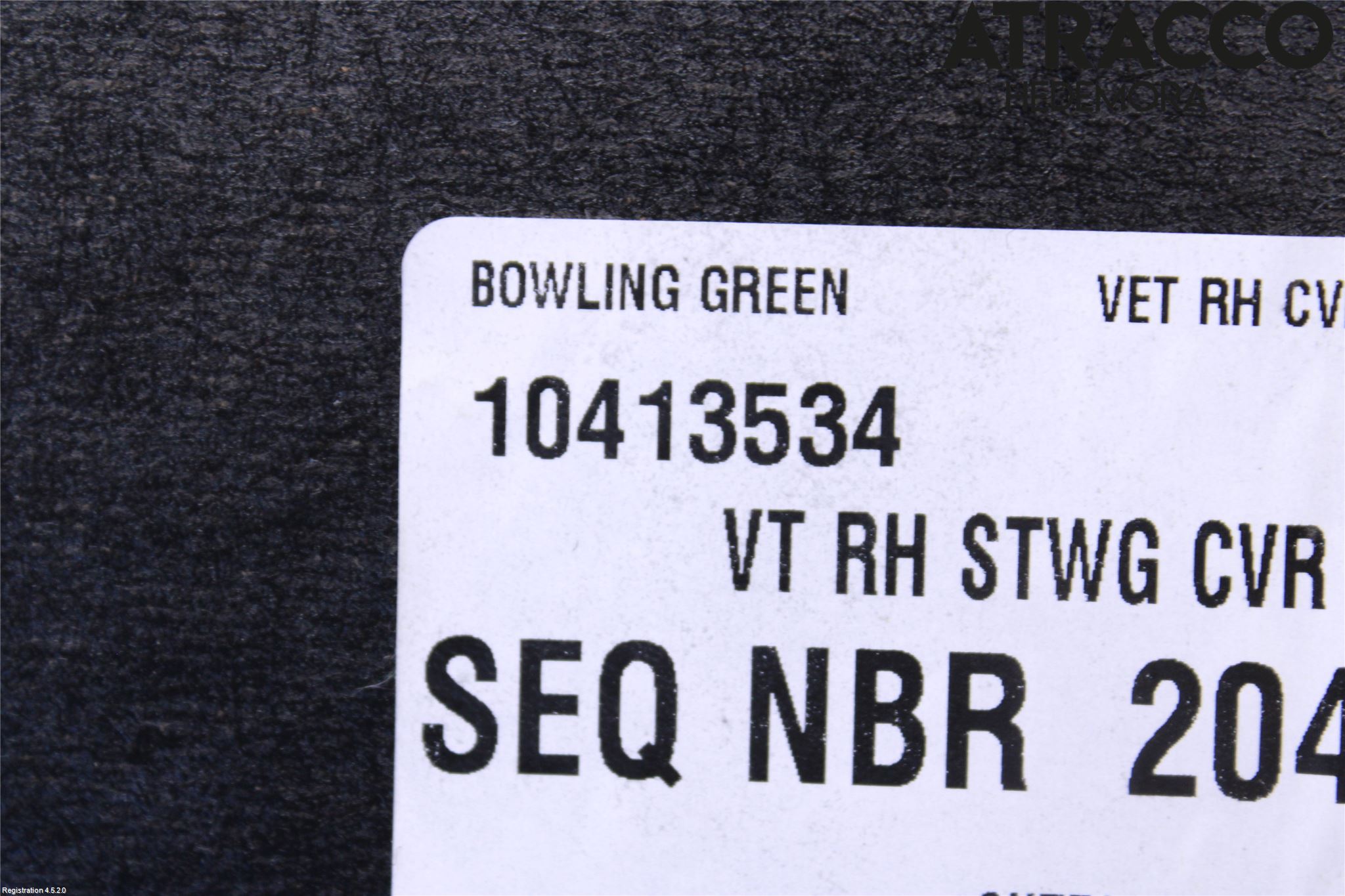 Chevrolet CORVETTE Bagage Golv