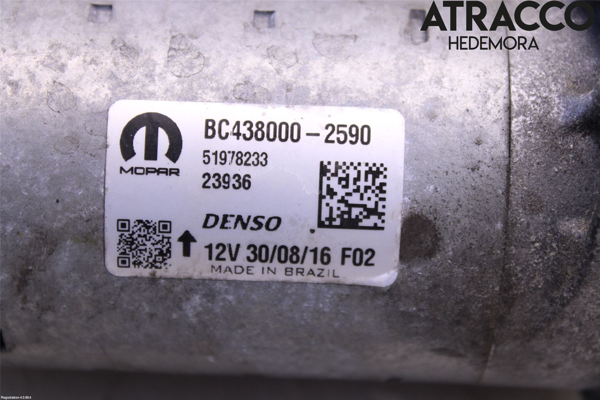 Fiat TIPO/CROSS 16- Startmotor