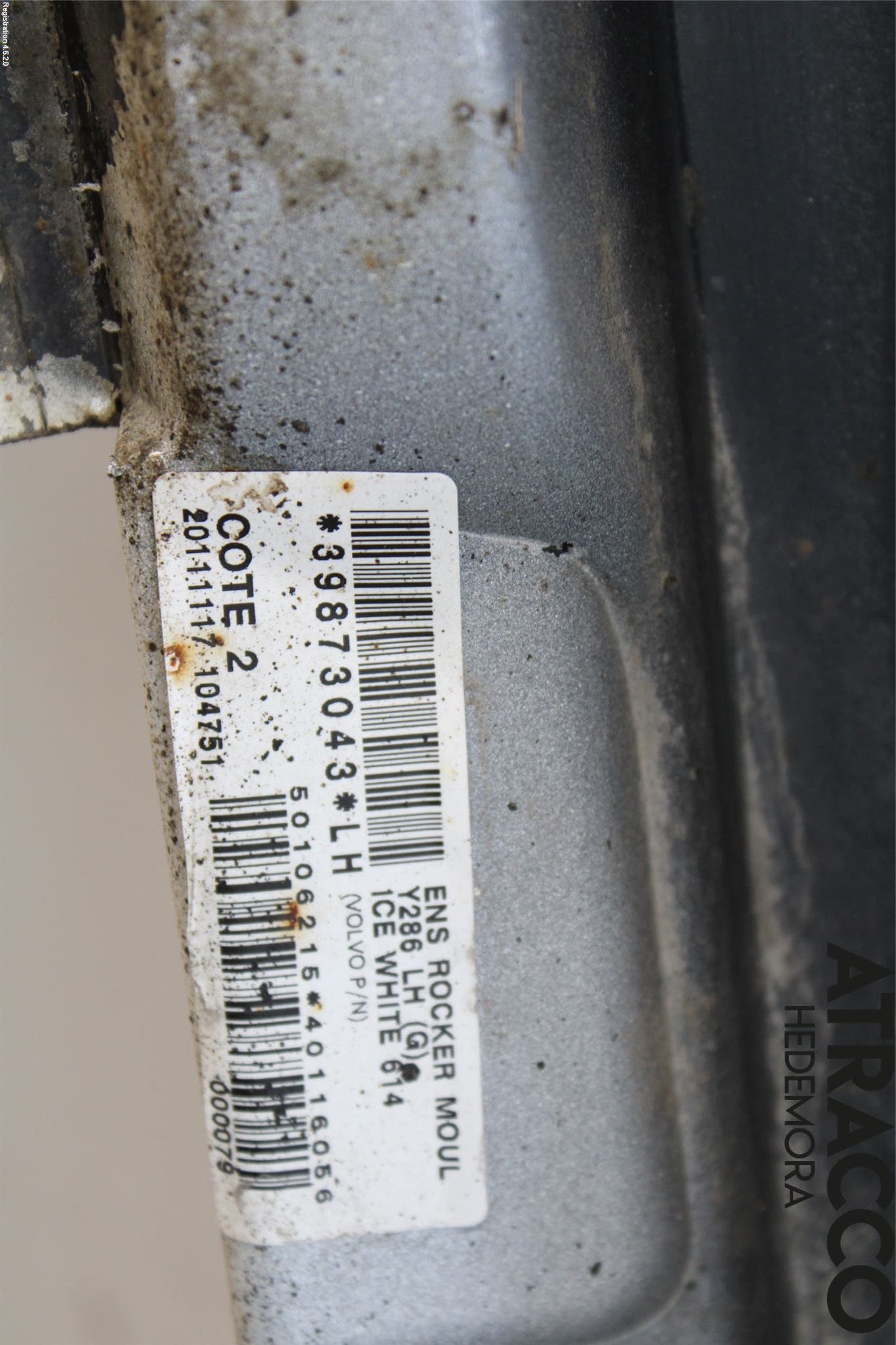 Volvo S80 07-13 Sidokjol Vä