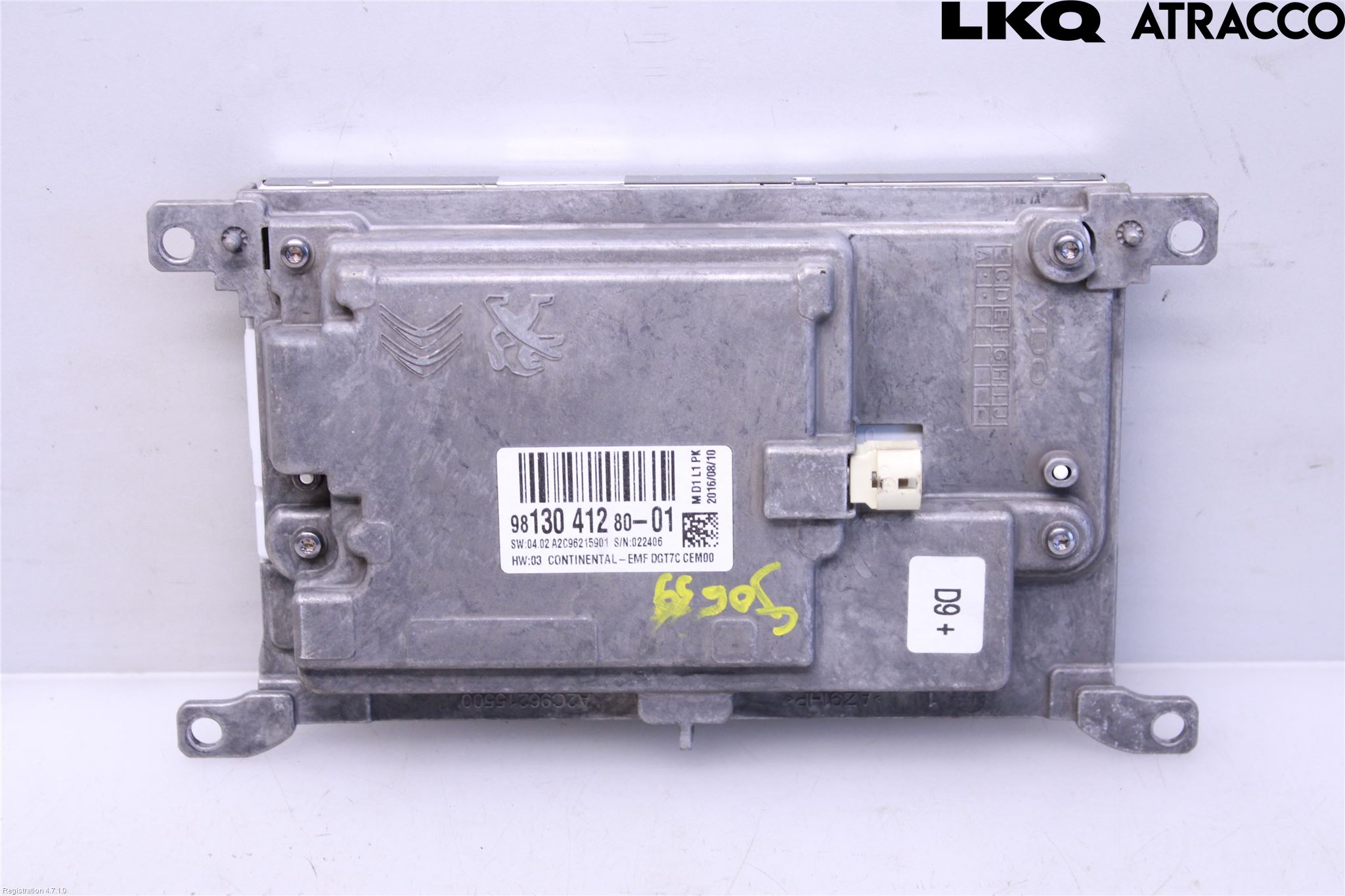 Toyota PROACE II 16- Multifunktionsdisplay