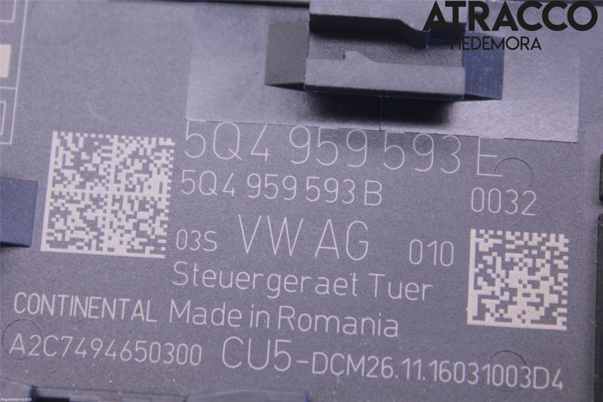 Skoda SUPERB 16-24 Styrenhet Dörr