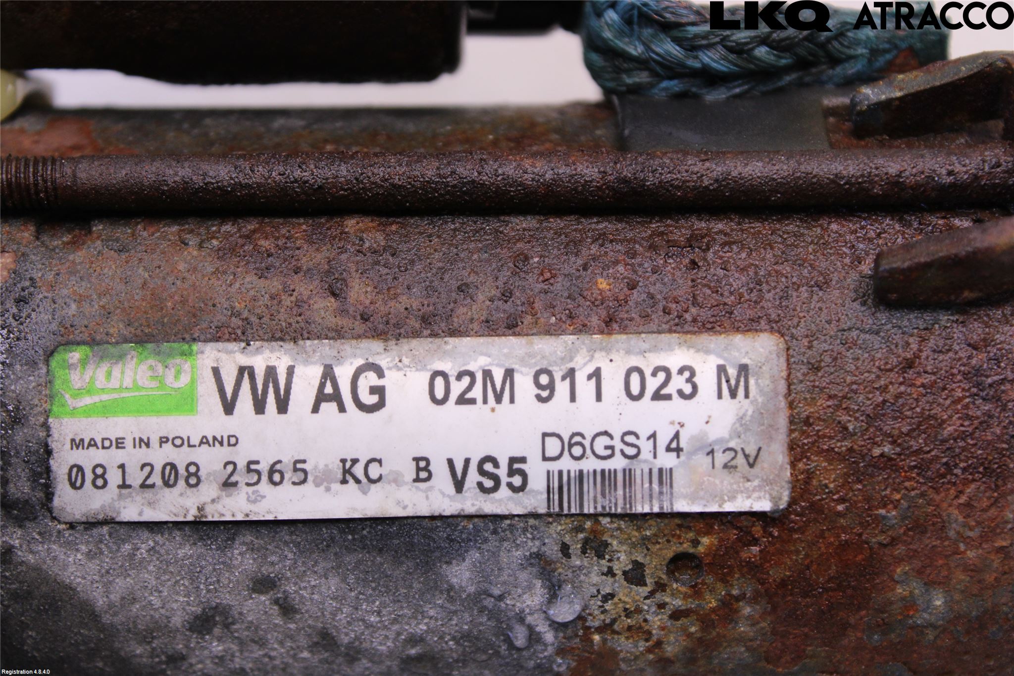 Volkswagen VW PASSAT CC 08-16 Startmotor