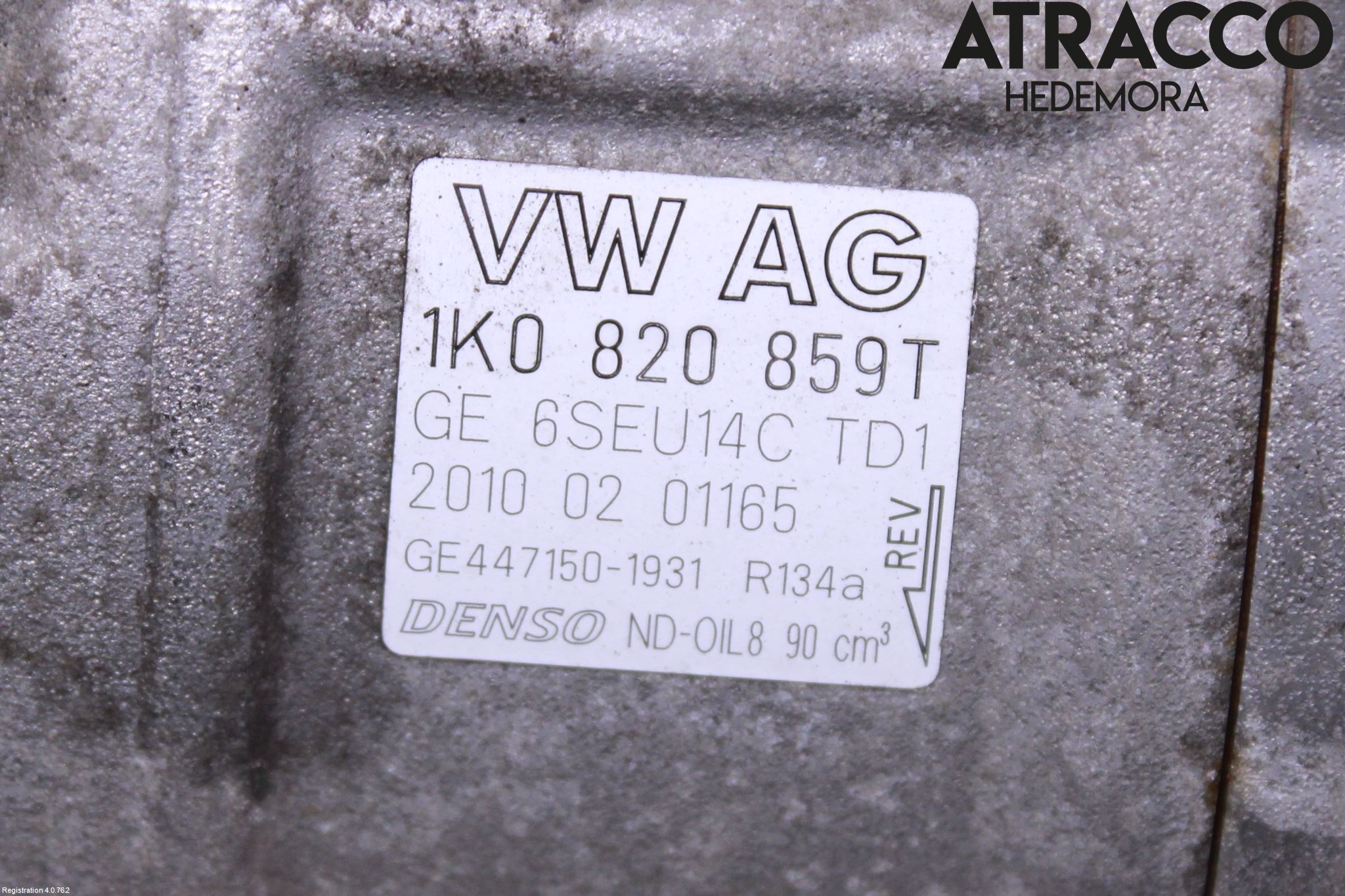 Volkswagen VW GOLF VI 09-13 Ac Kompressor