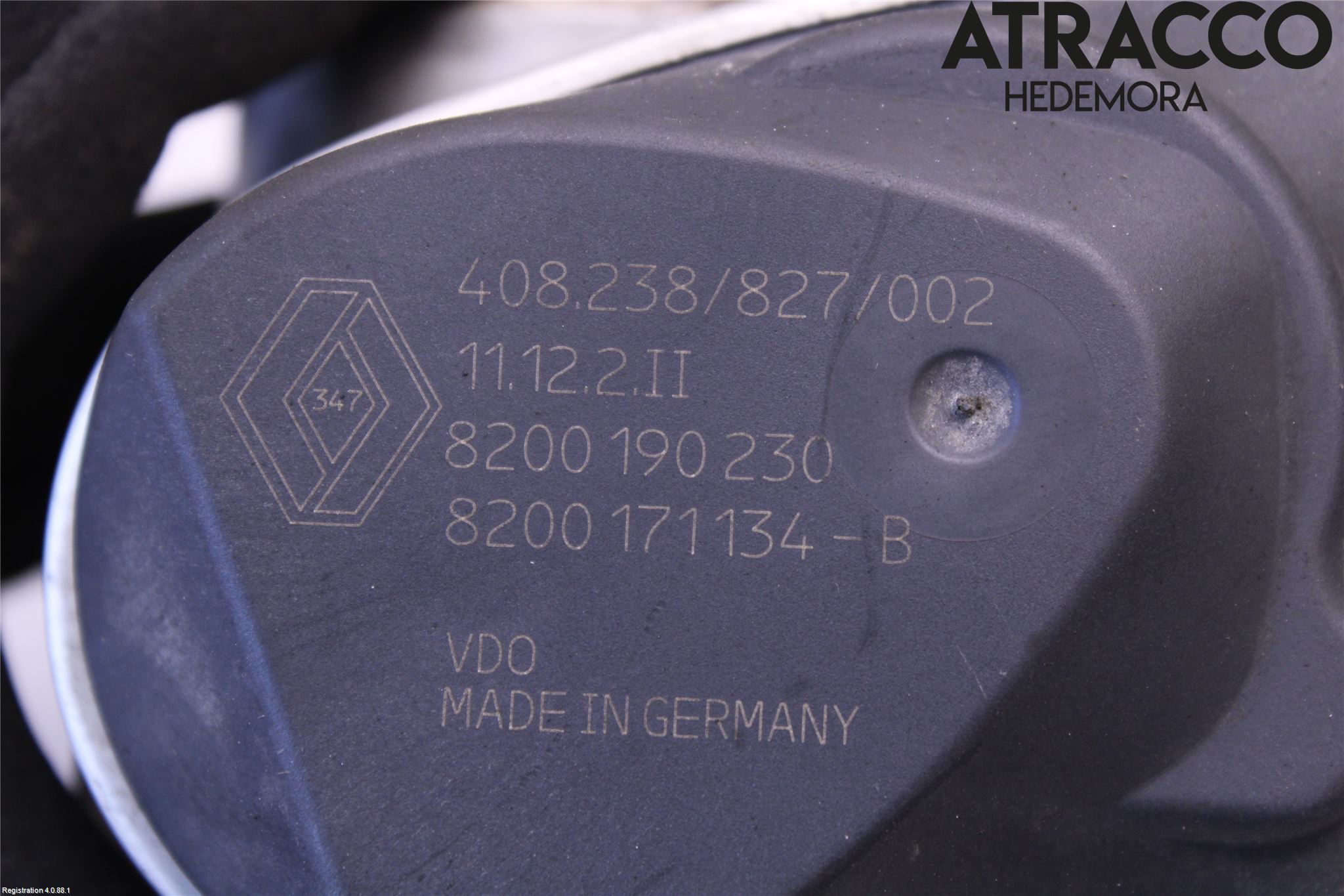 Renault MEGANE III 09-15 Injspjällhus