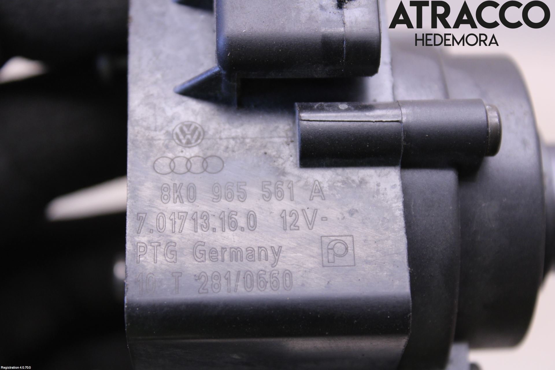 Audi A4/S4 08-11 Värme Cirkulationspump