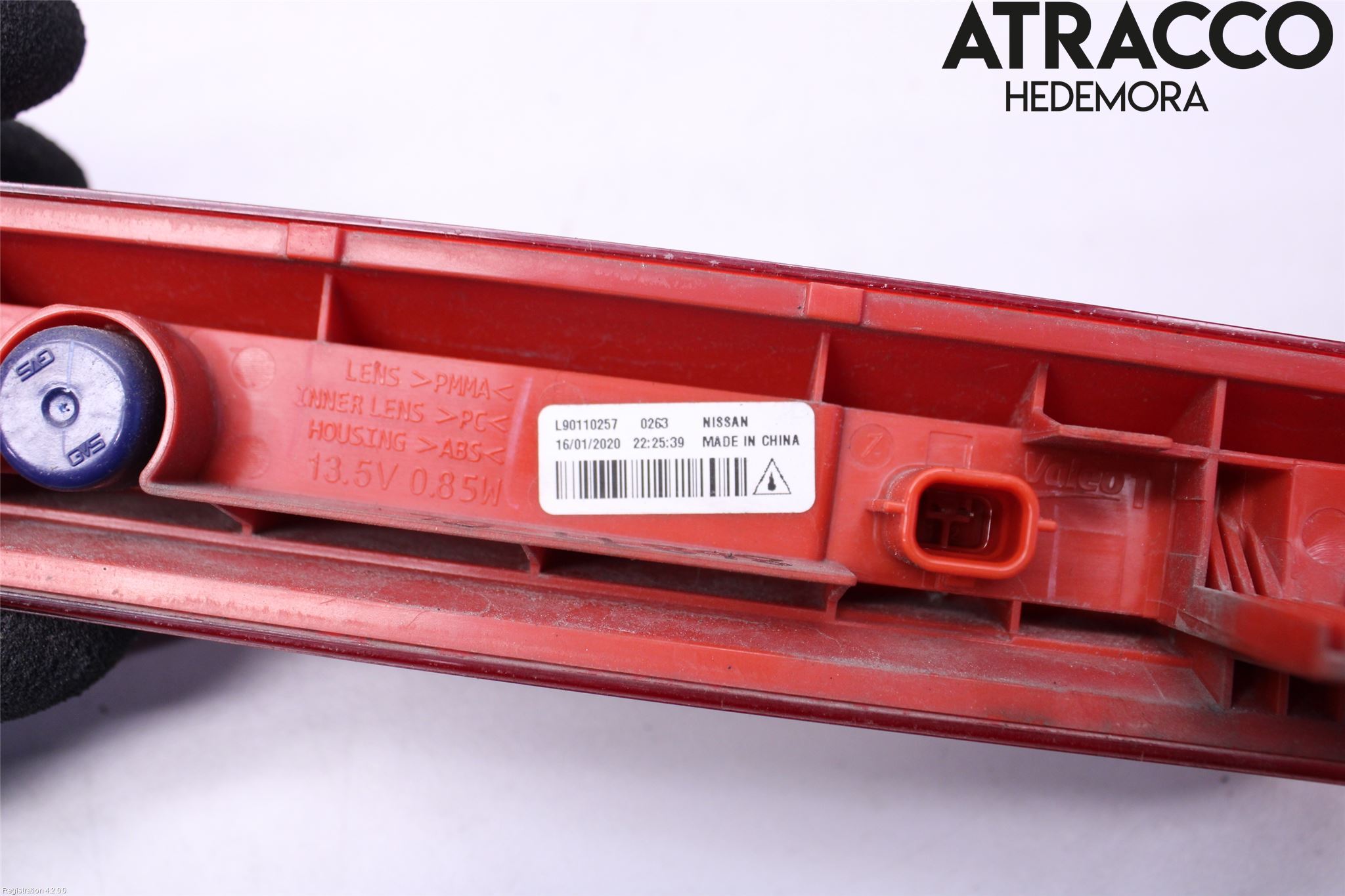 Nissan LEAF 18- Bromsljus Bakruta