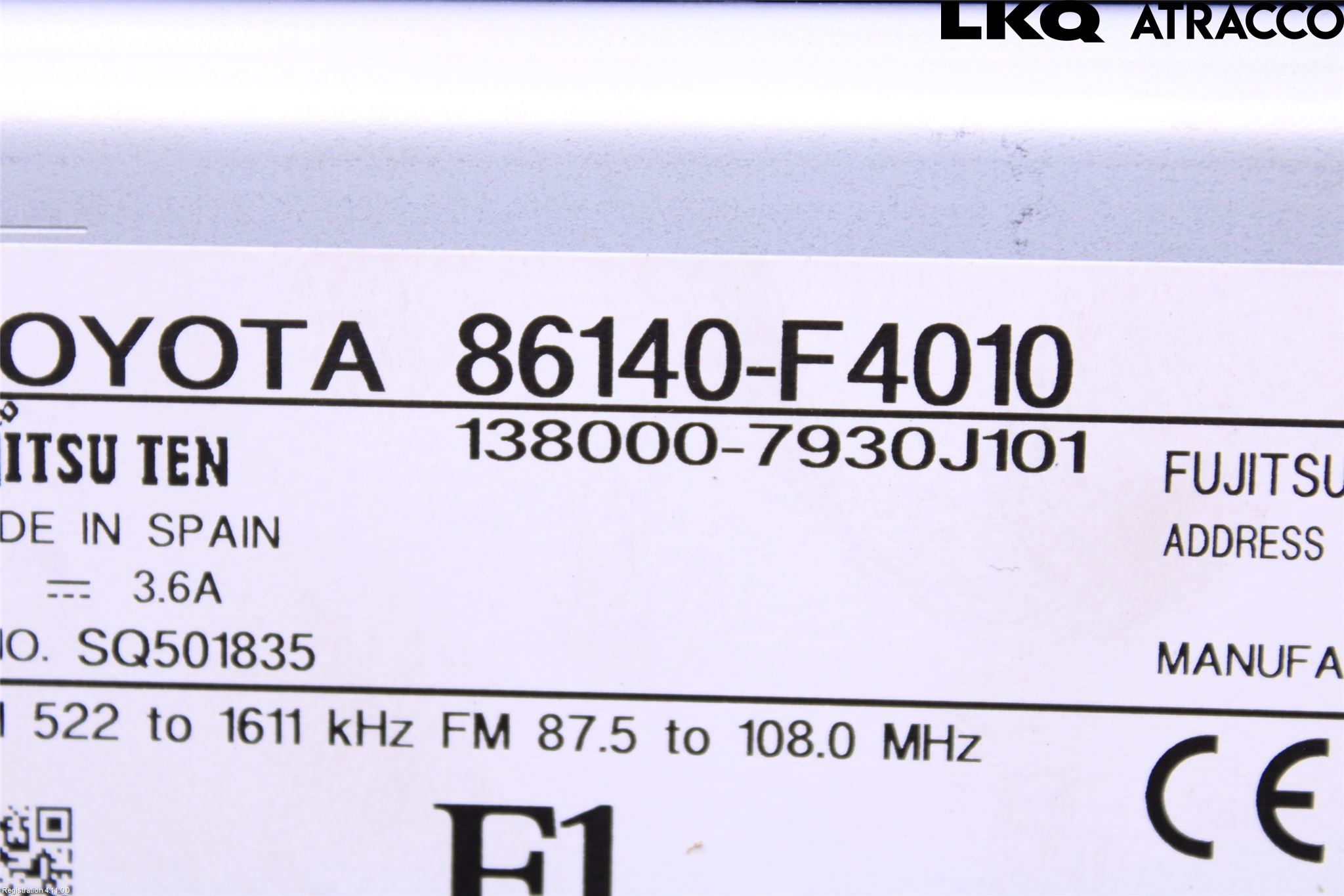 Toyota C-HR 16-23 Multifunktionsdisplay