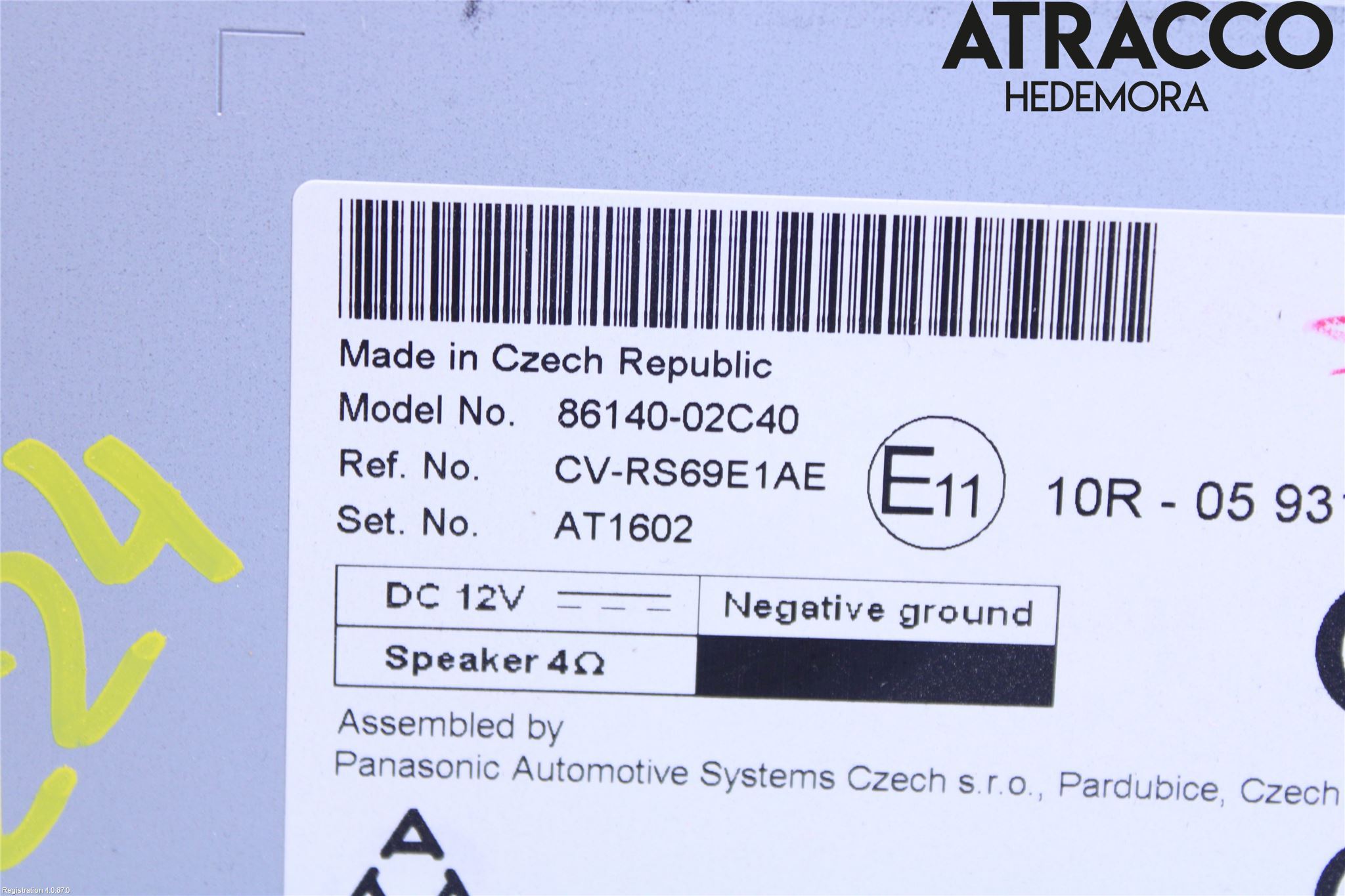 Toyota COROLLA 19- Cd Radio - Multimediapanel