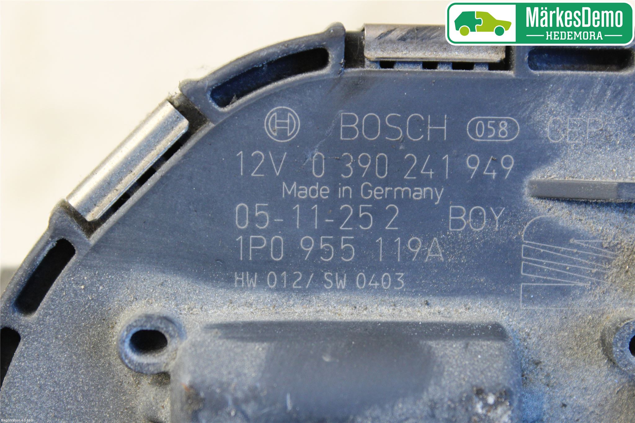 Seat LEON 06-12 Torkarmotor Vindruta