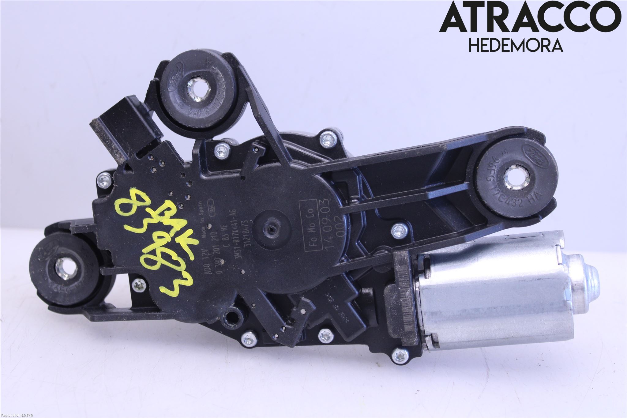 Ford S-MAX 06-15 Torkarmotor Baklucka