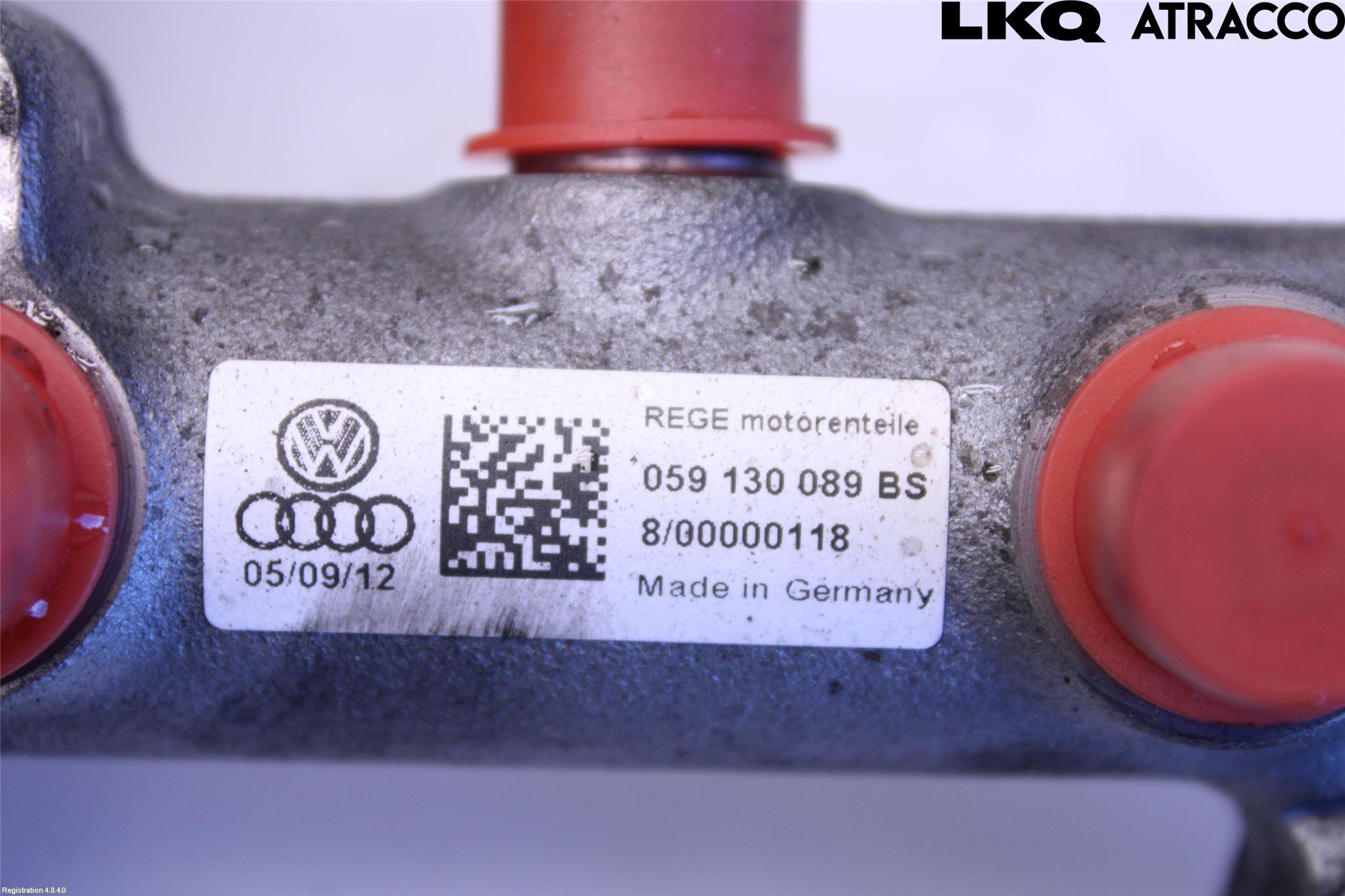 Audi A4 12-15 Inj. Fuelrail