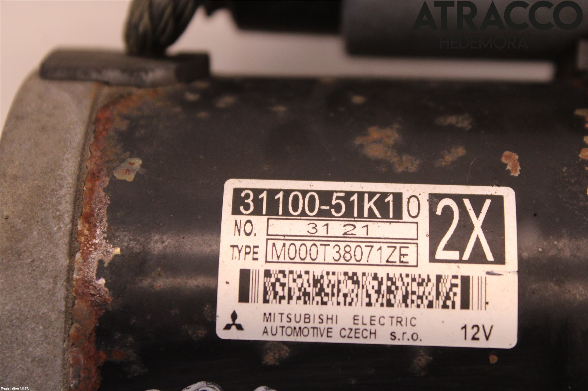 Suzuki SPLASH Startmotor