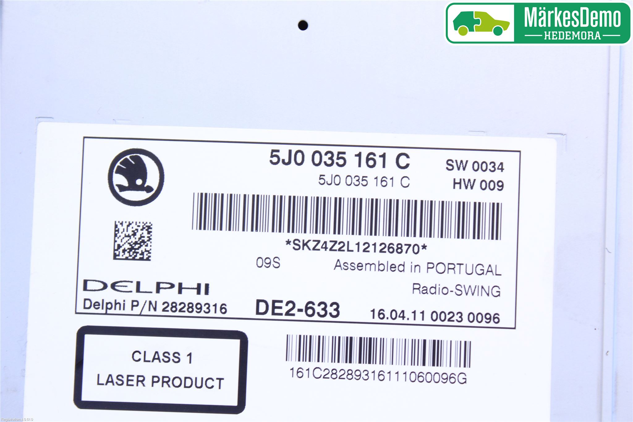 Skoda FABIA 07-14 Cd Radio - Multimediapanel