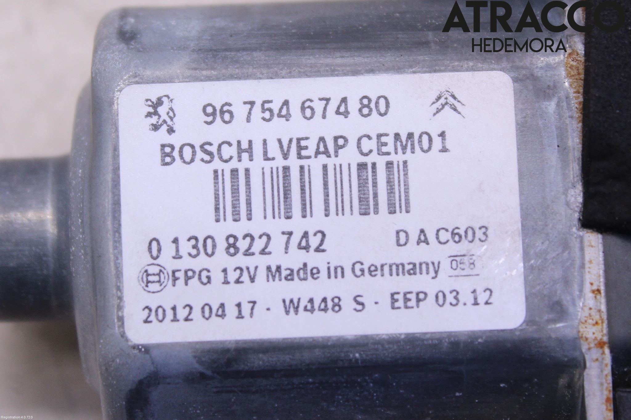 Peugeot 3008 09-16 Fönsterhiss El Kompl