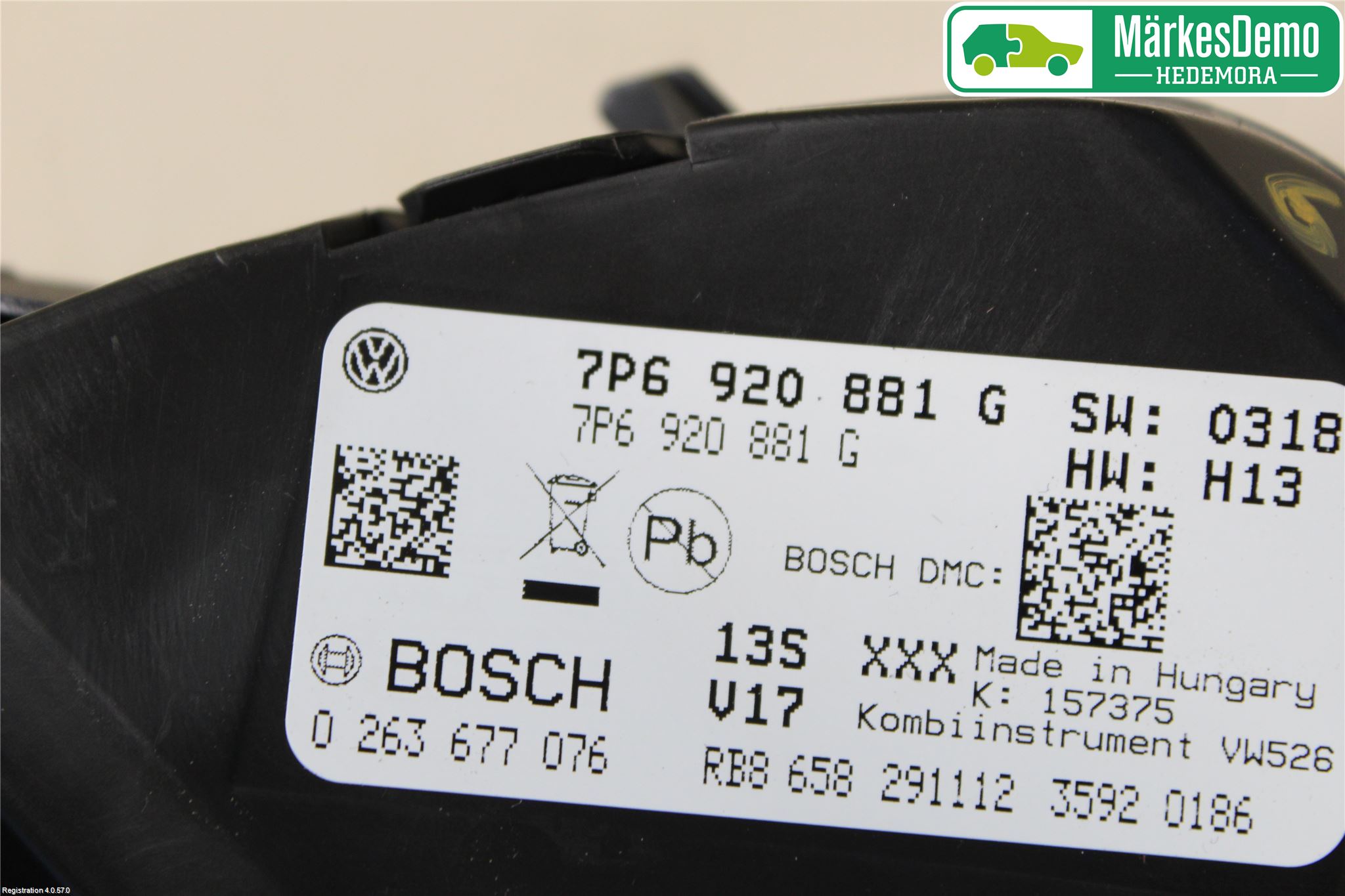 Volkswagen VW TOUAREG 7P 11-18 Instrument Komb