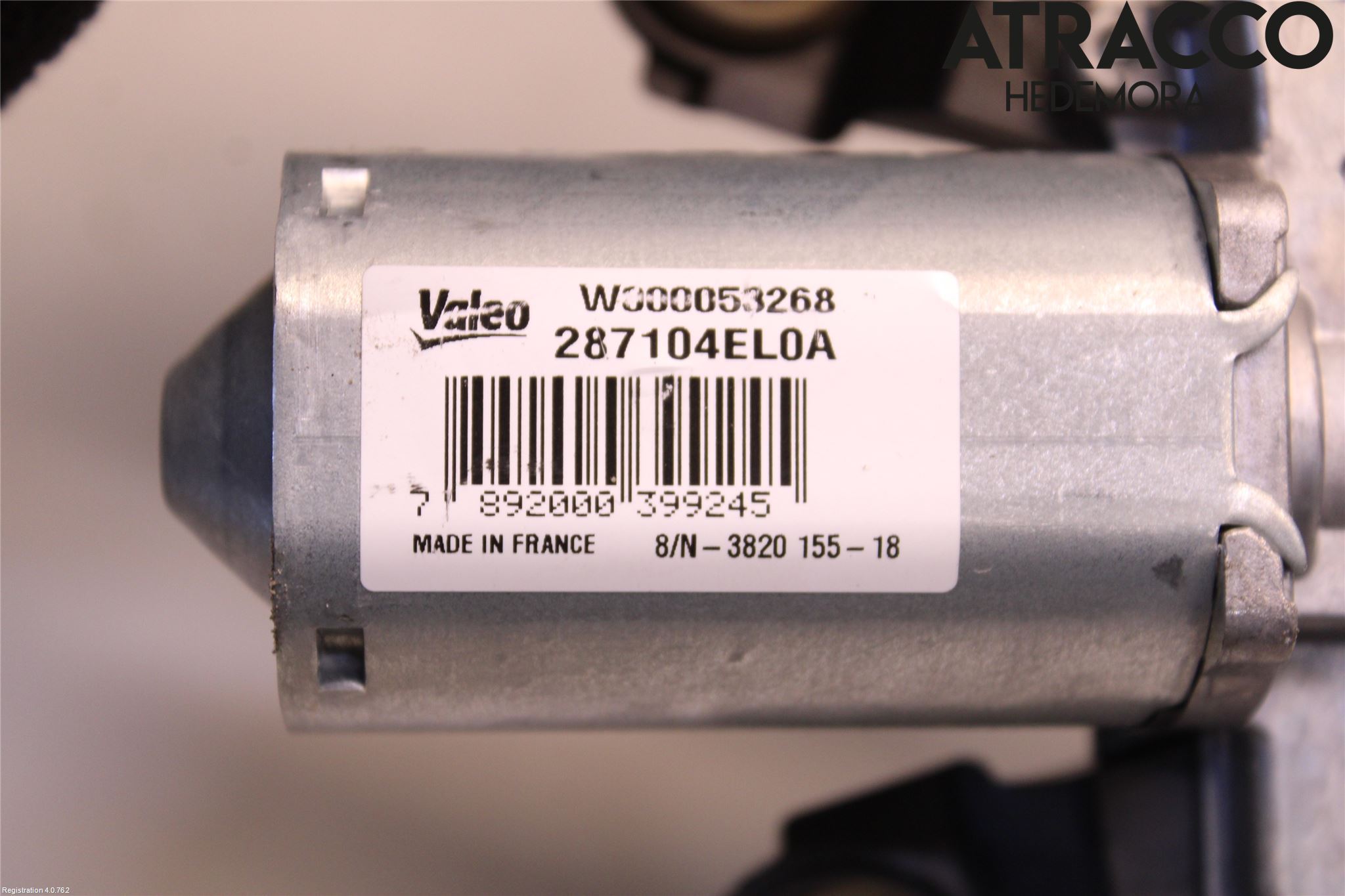 Nissan QASHQAI 17-21 Torkarmotor Baklucka