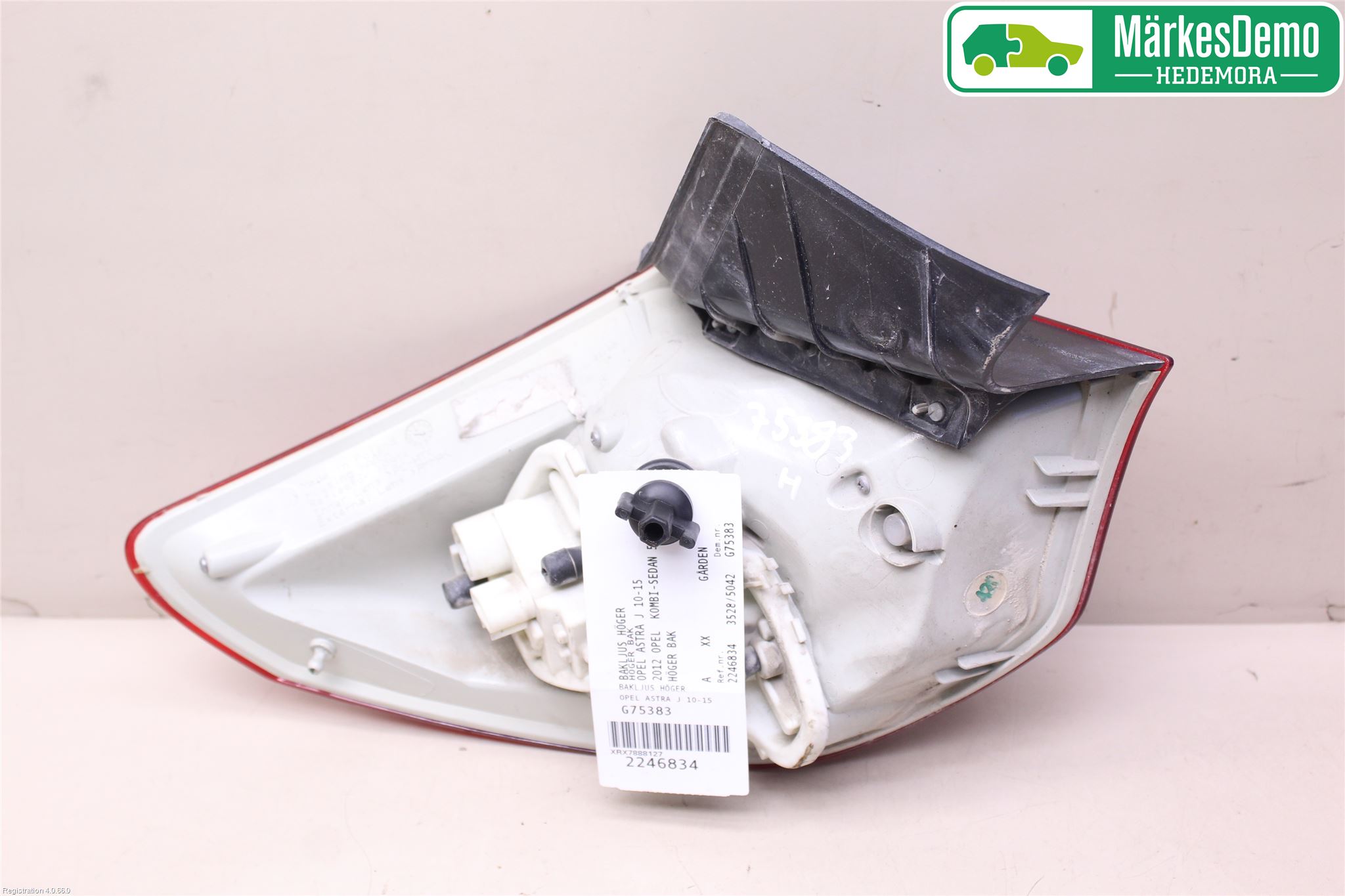 Opel ASTRA J 10-15 Bakljus Höger