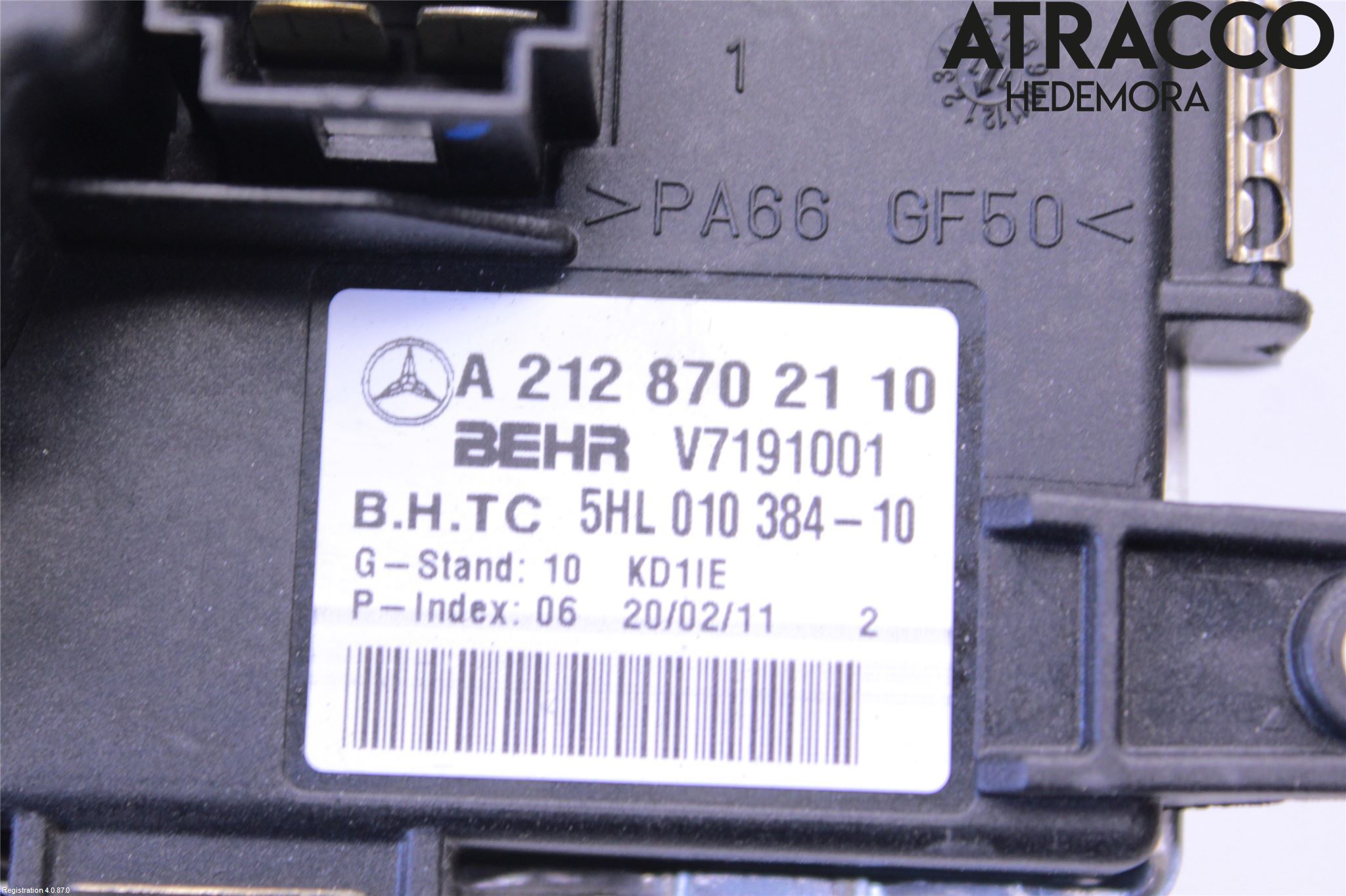 Mercedes-Benz MB E-KLASS COUPÈ/CAB(C207) 09-17 Värmefläktsmotstånd