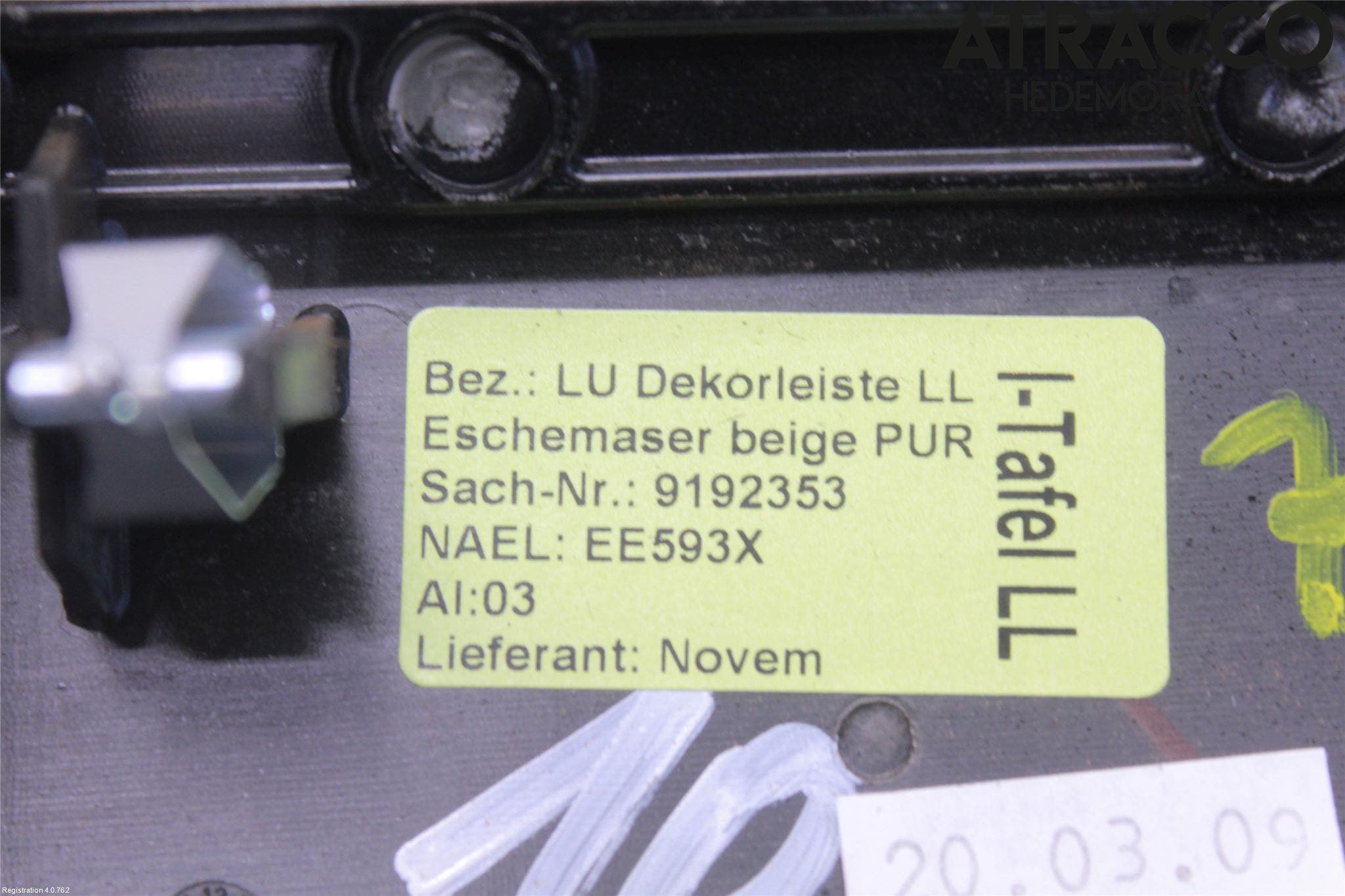 BMW 7 F01/02/03/04 09-15 Instrumentbräda Inlägg-Dekorlist