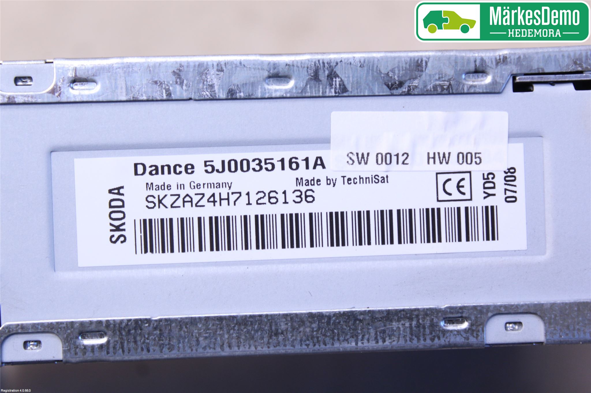 Skoda FABIA 07-14 Cd Radio - Multimediapanel