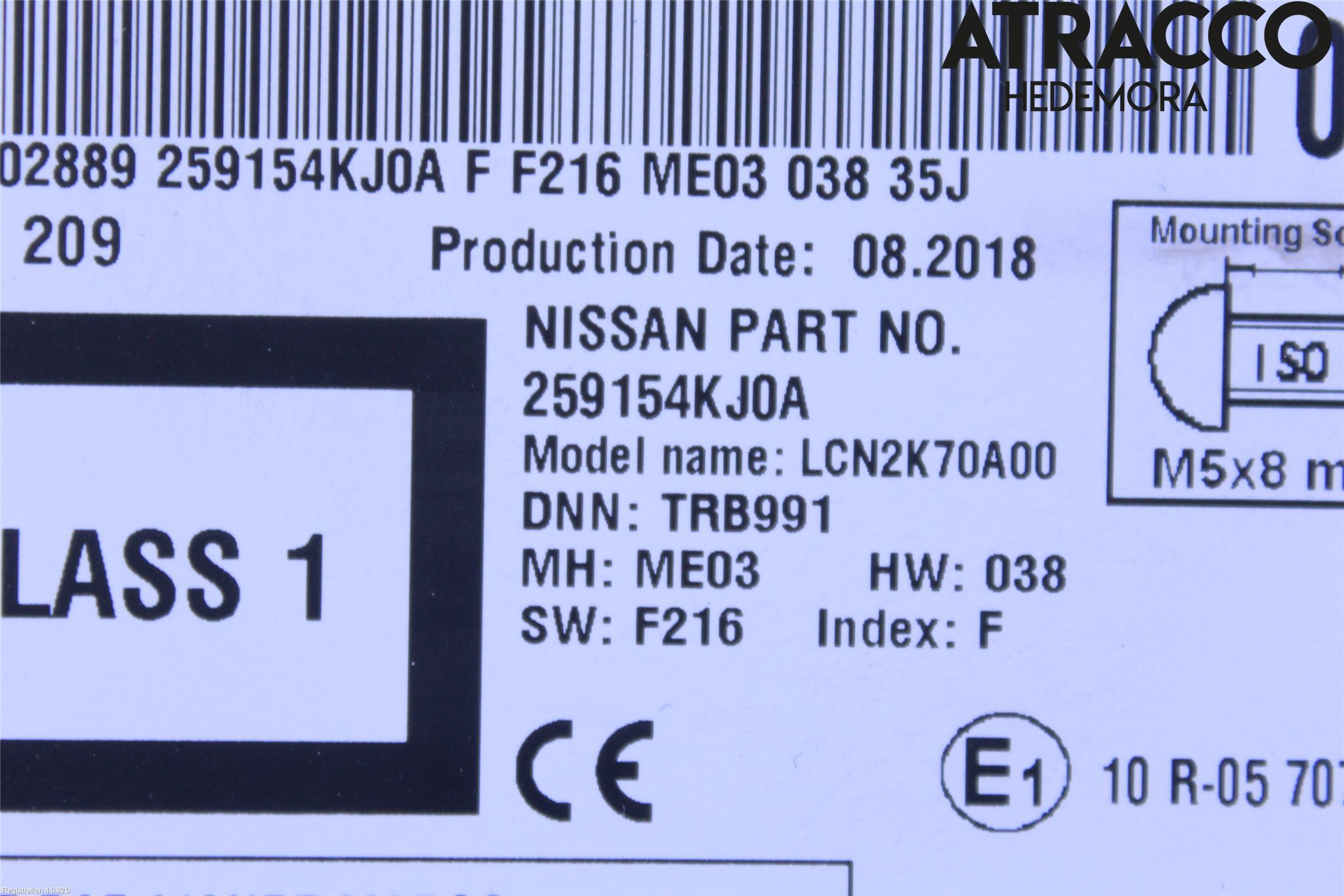 Nissan NAVARA, TREK-1 17-21 Cd Radio - Multimediapanel