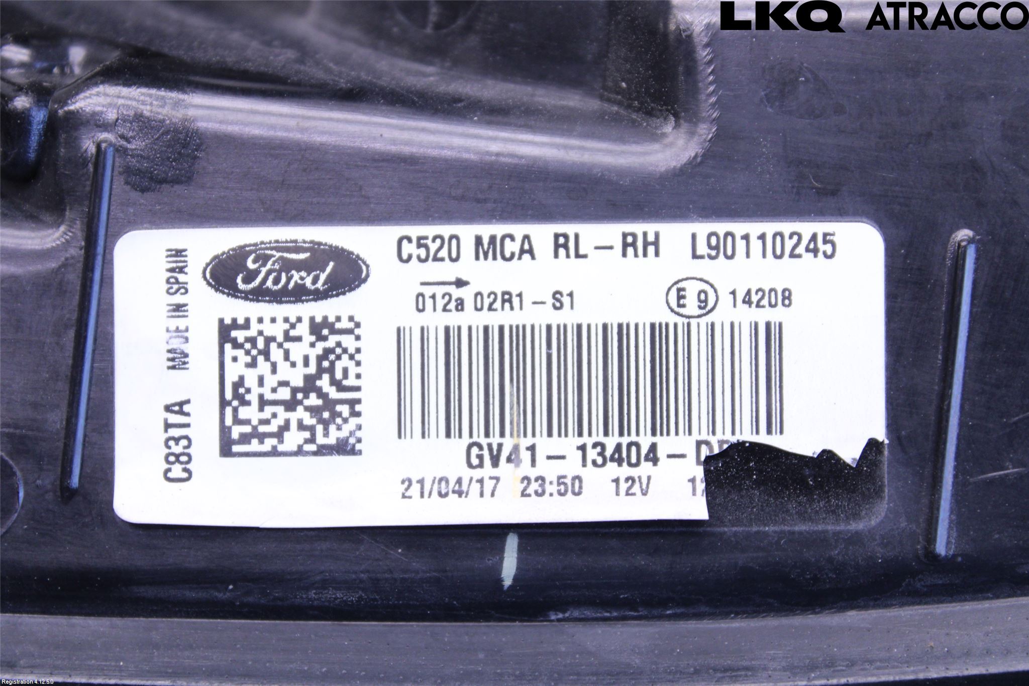 Ford KUGA 13-16 Bakljus Höger