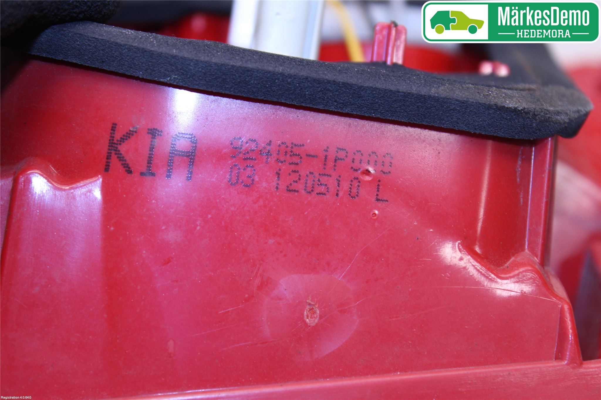 Kia VENGA 10-19 Bakljus Lucka Vä