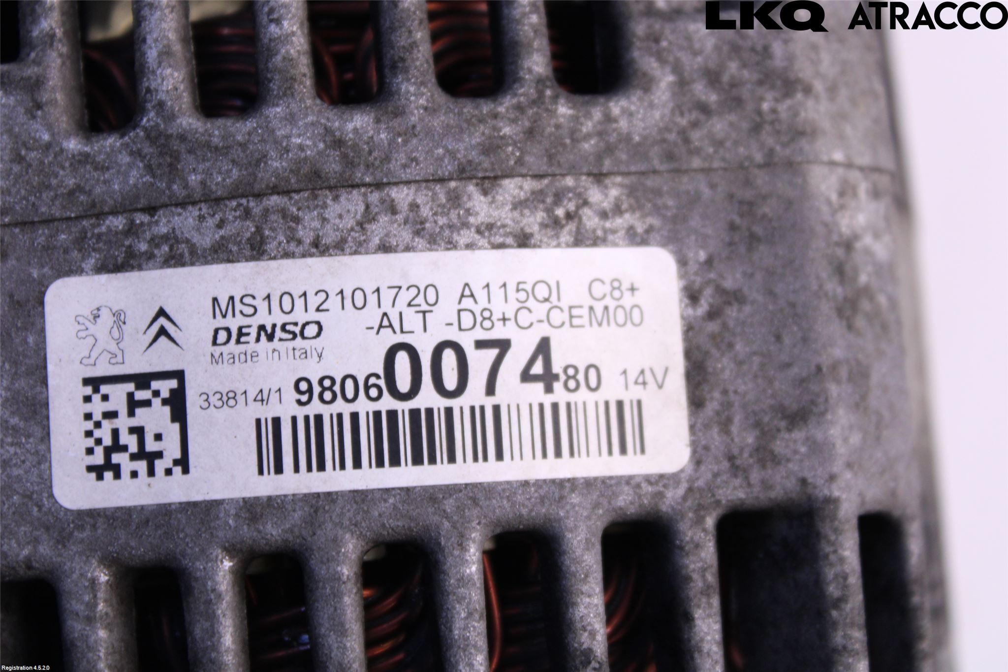 Peugeot 208 12-15 Generator