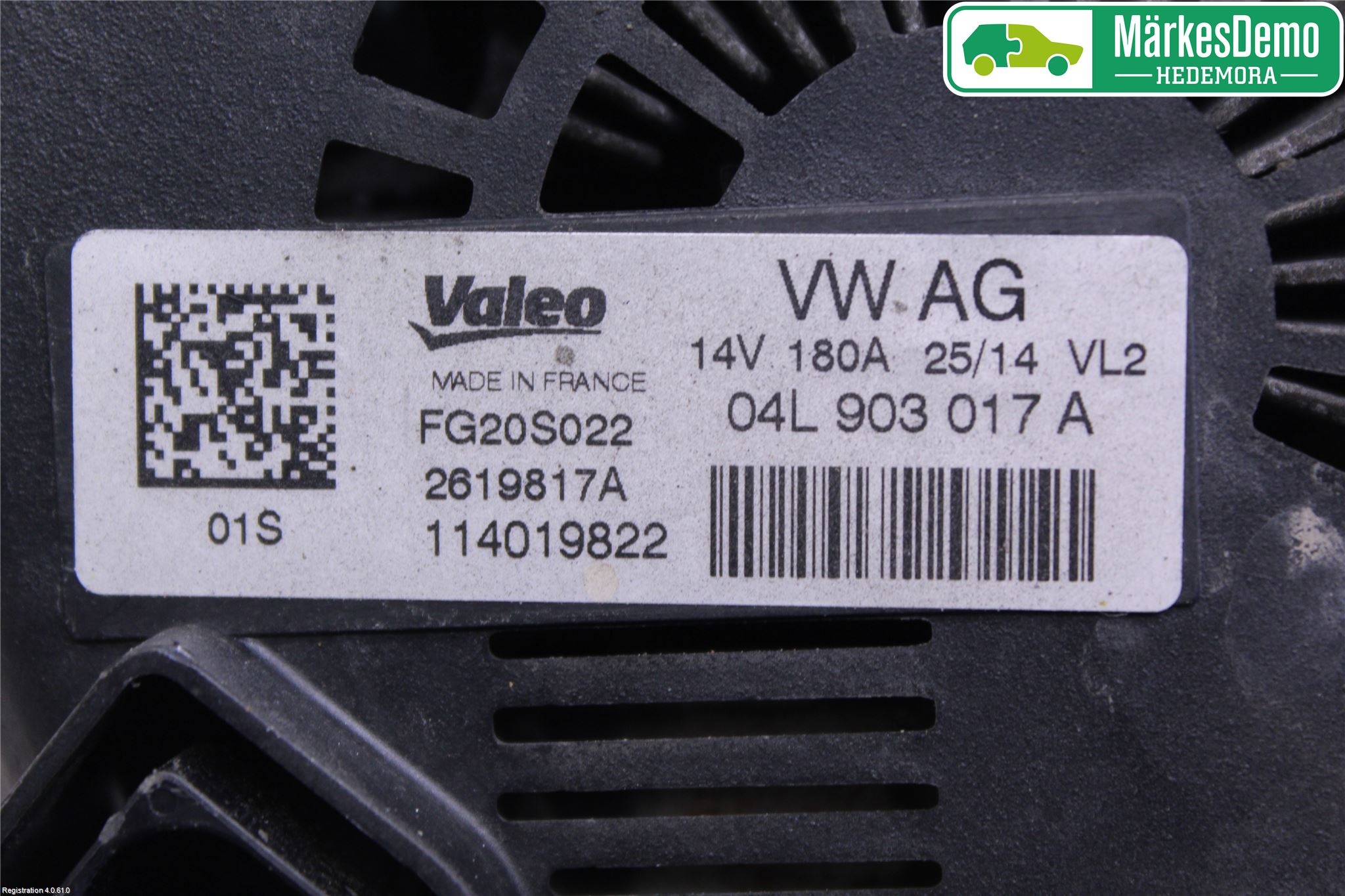 Audi A6/S6 4G 11-18 Generator