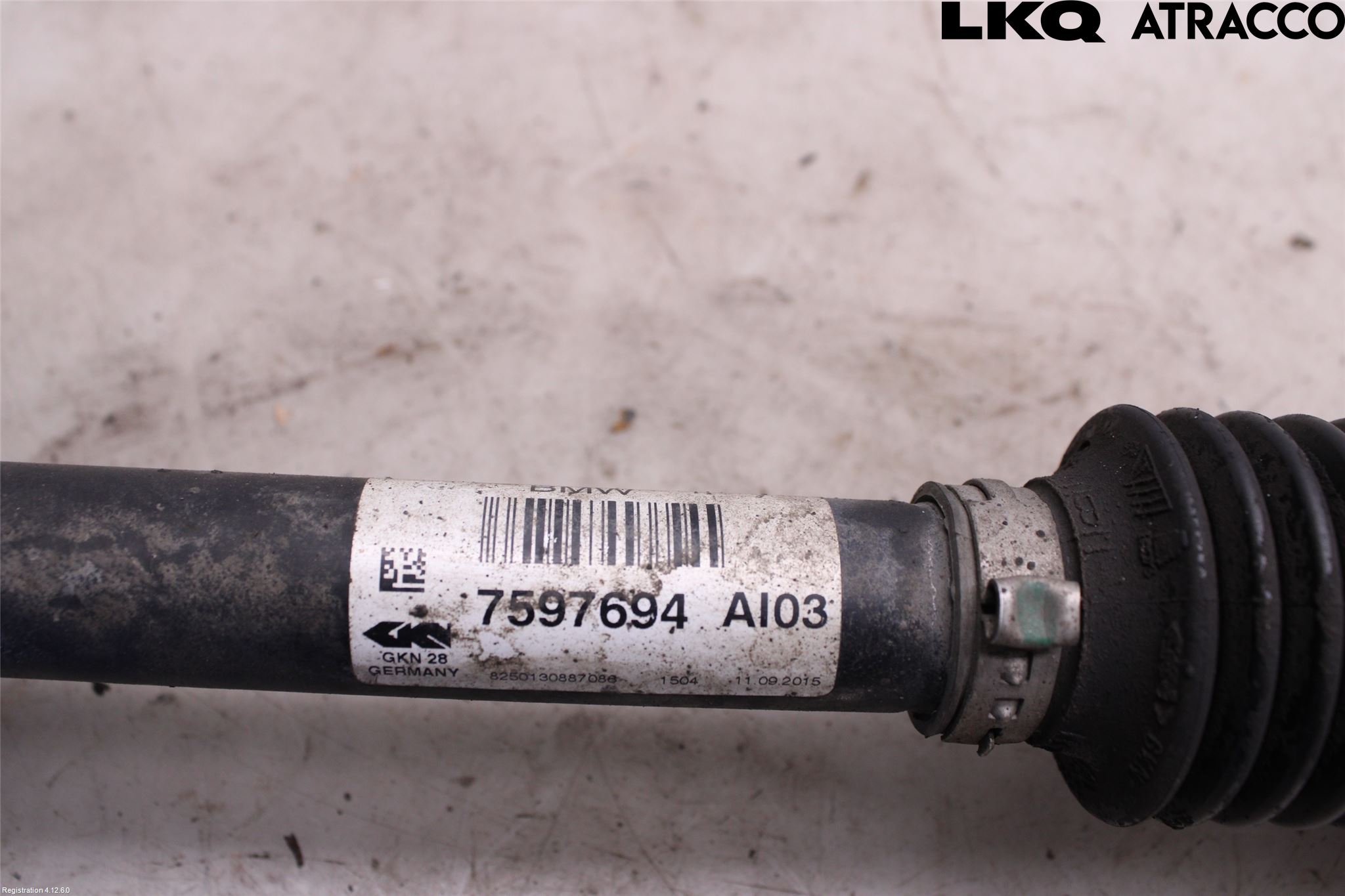 BMW 4 F32/F33/F82/F83 13-20 Drivaxel Fram Höger