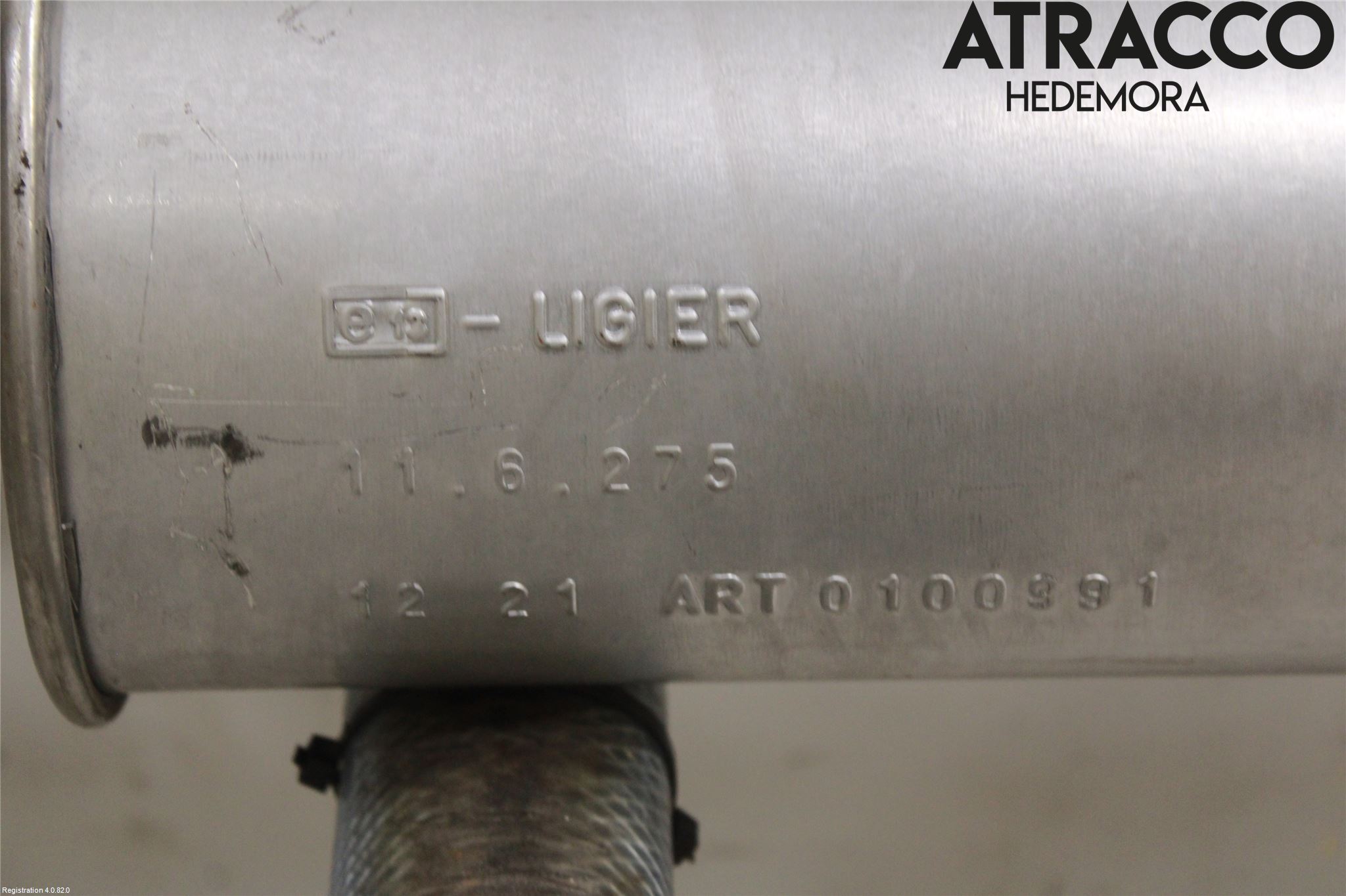 Mopedbil Ligier LIGIER JS 60 Avgassystem Komp Ej Kat